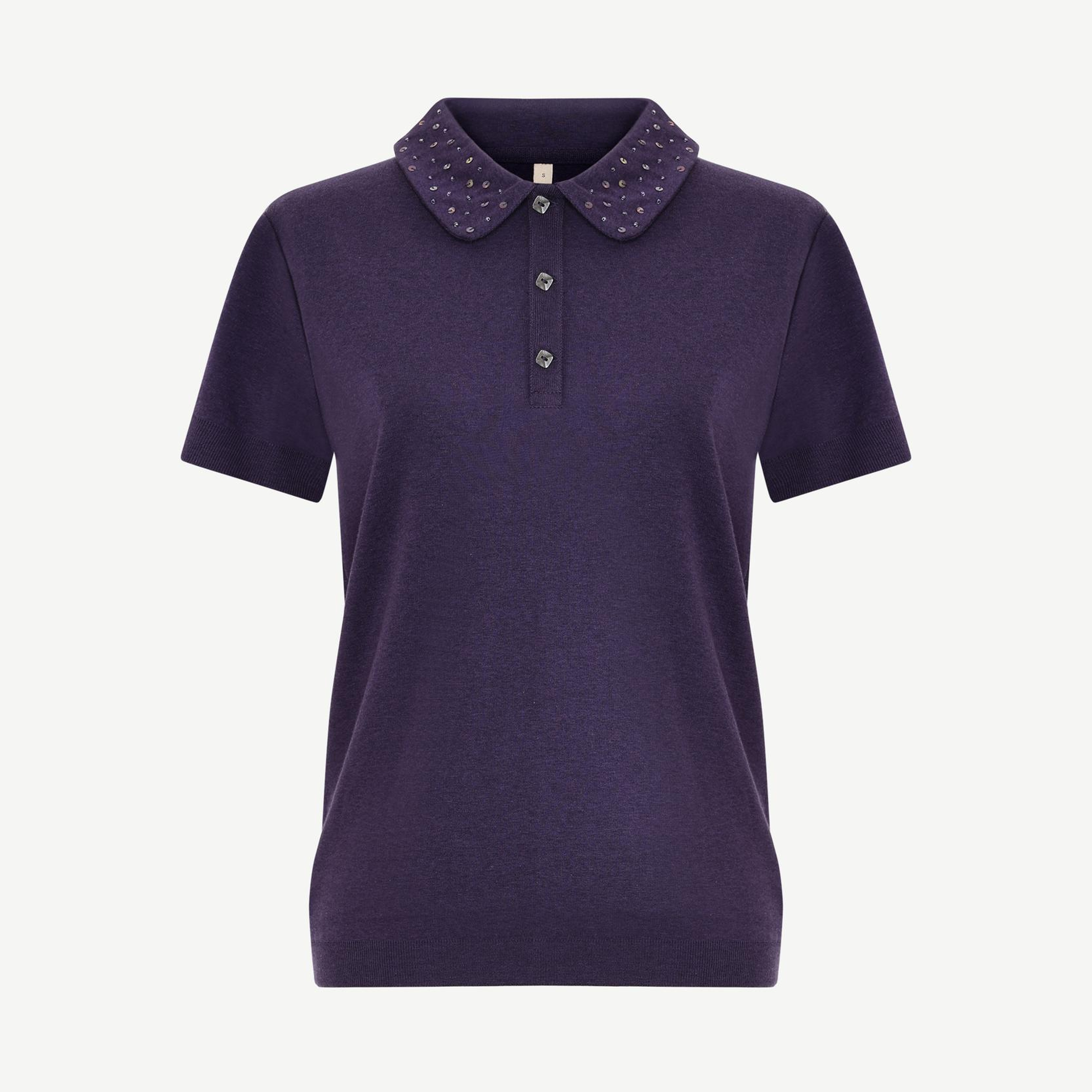 YARGICI Regular Polo Yaka Kısa Kol Kazak