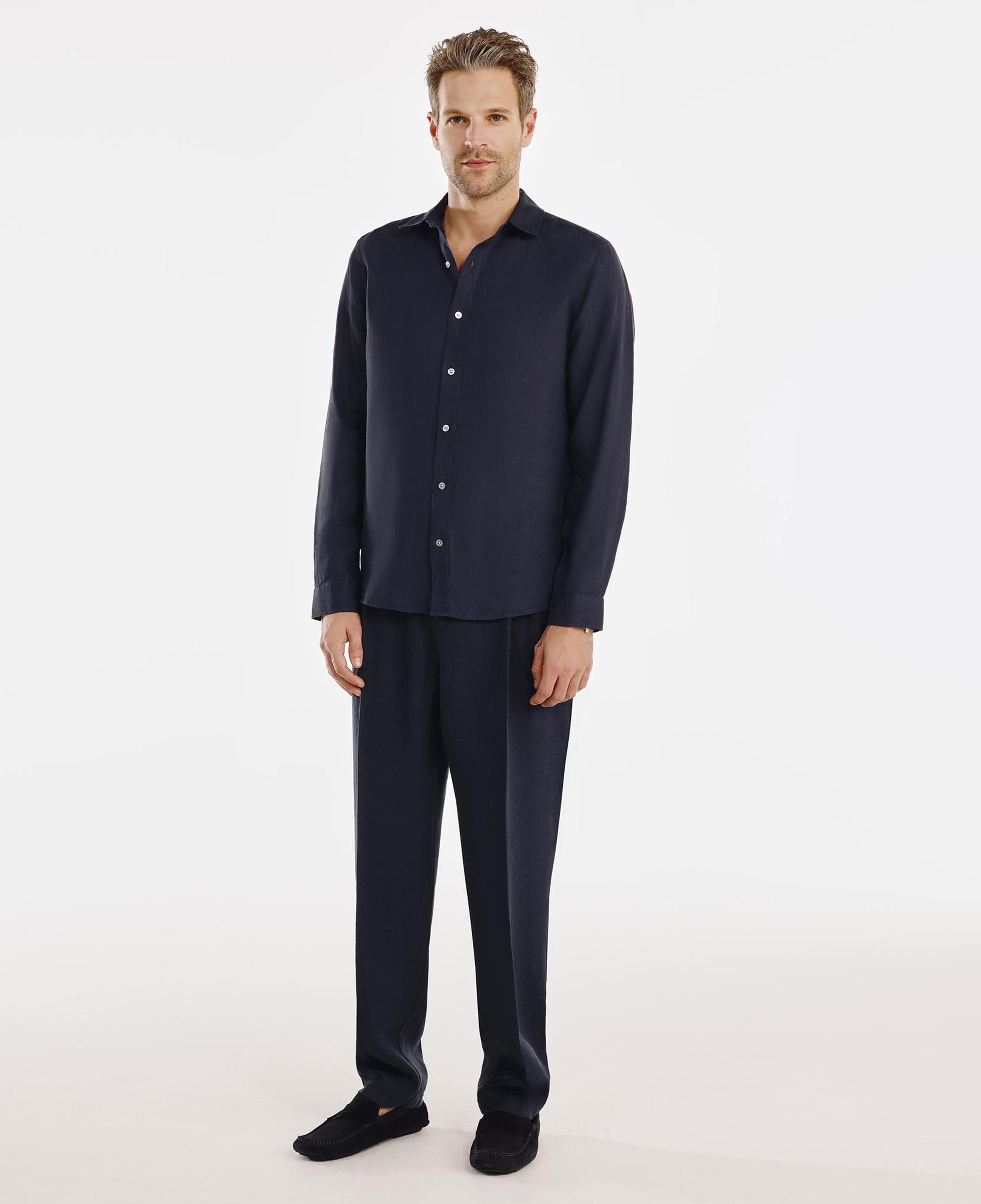 YARGICI Erkek Keten Gömlek