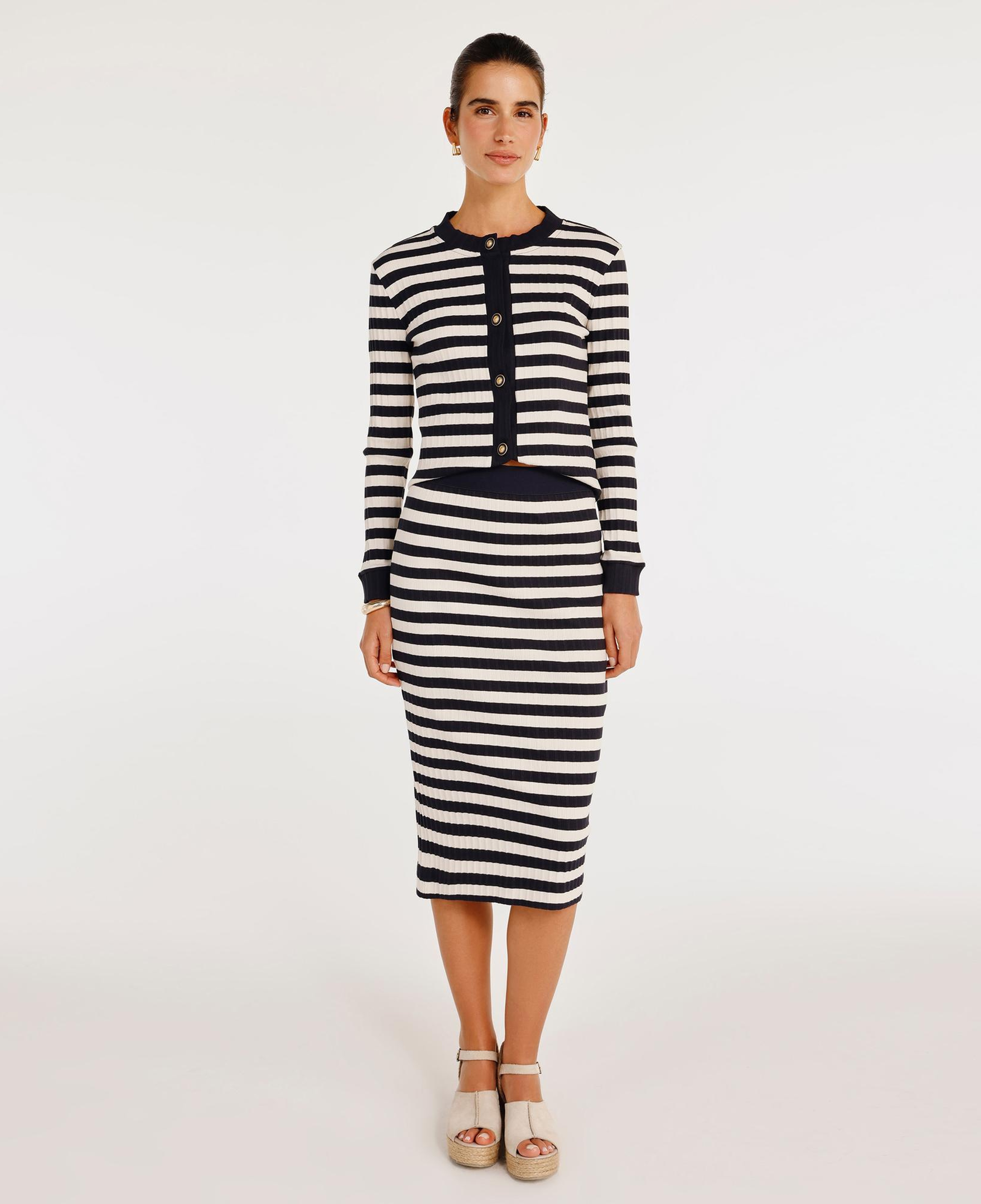 YARGICI Beli Lastikli Midi Boy Etek