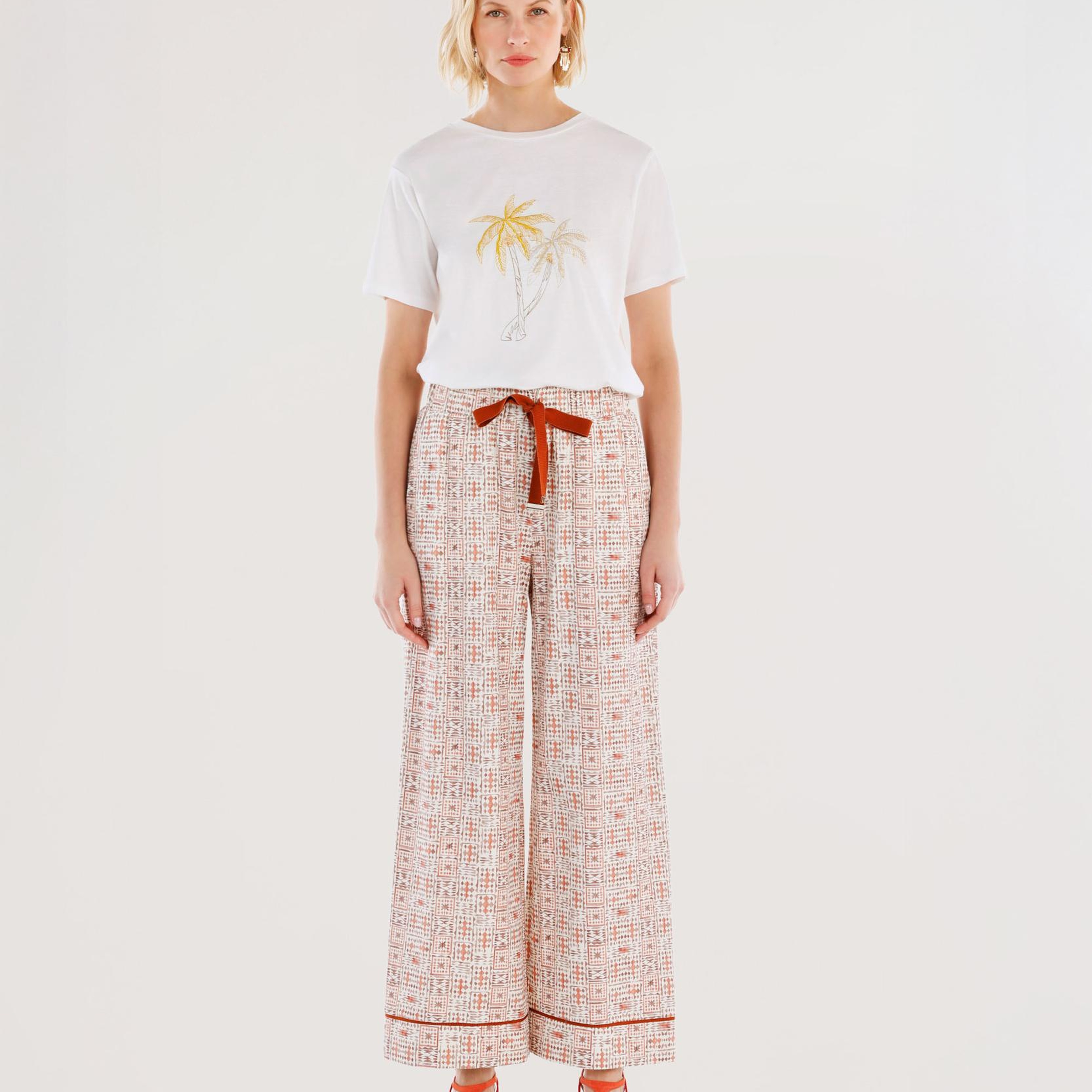 YARGICI Bağlama Detaylı Pantolon