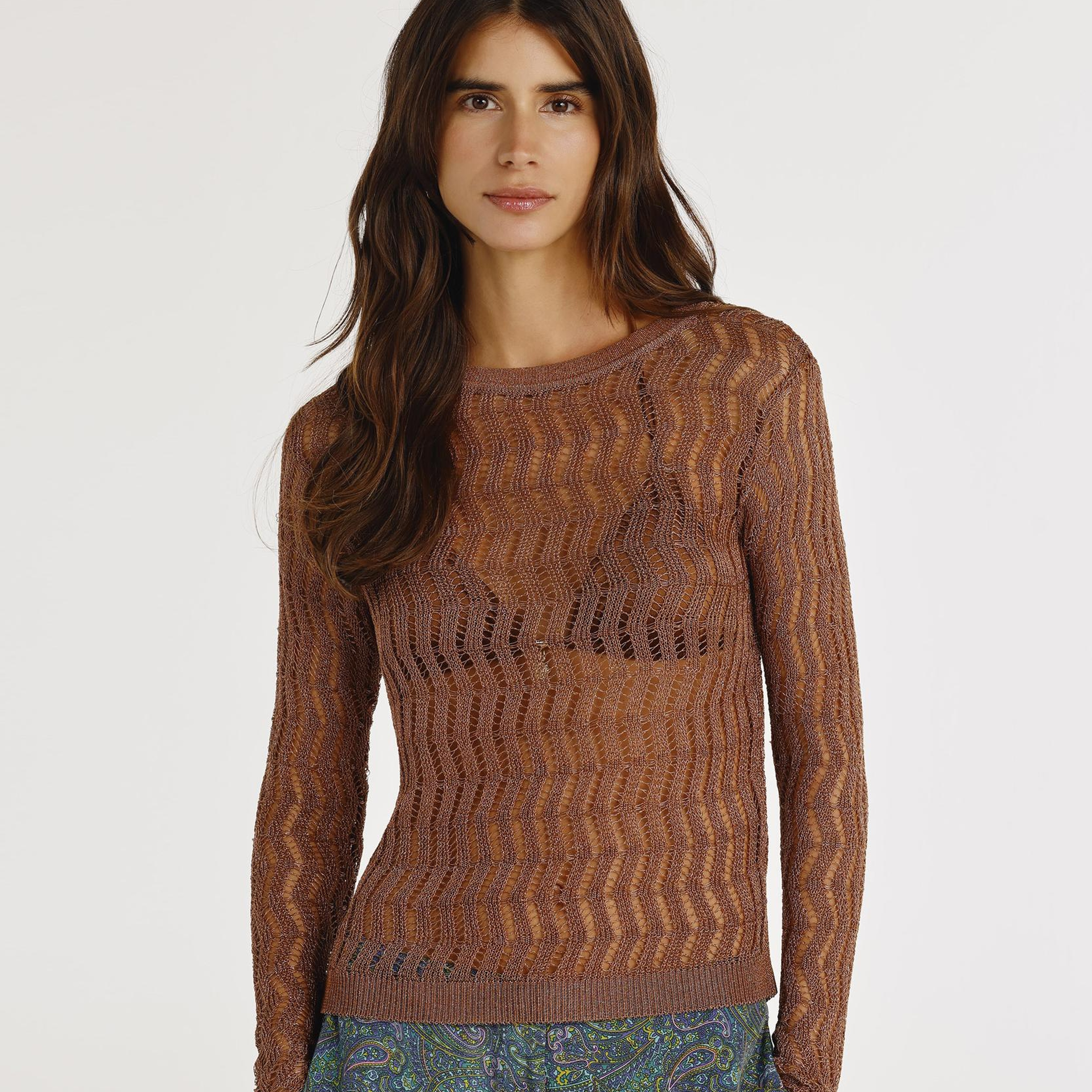 YARGICI Bisiklet Yaka Uzun Kollu Kazak