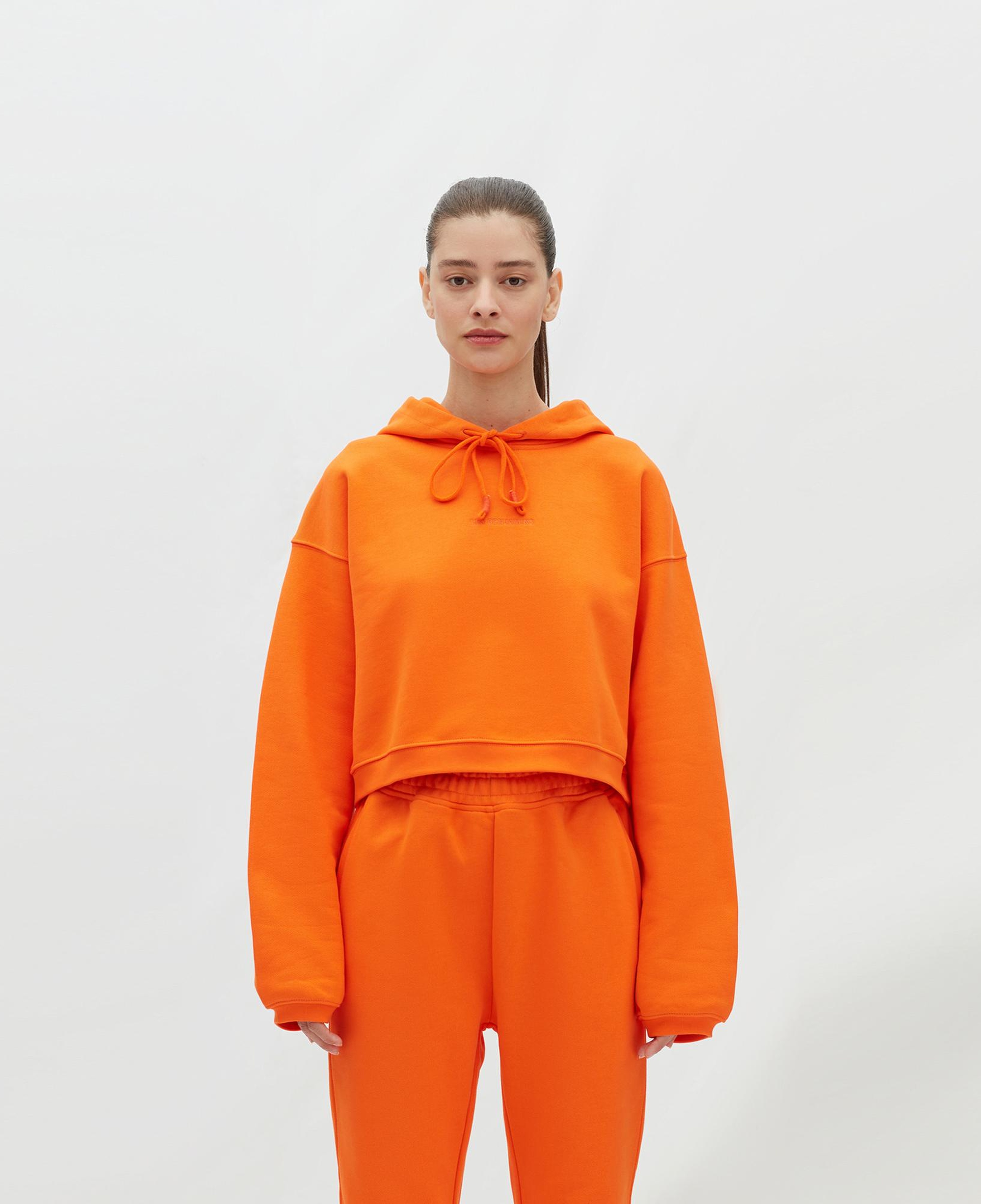 Les Benjamins Essentials Kadın Turuncu Hoodie