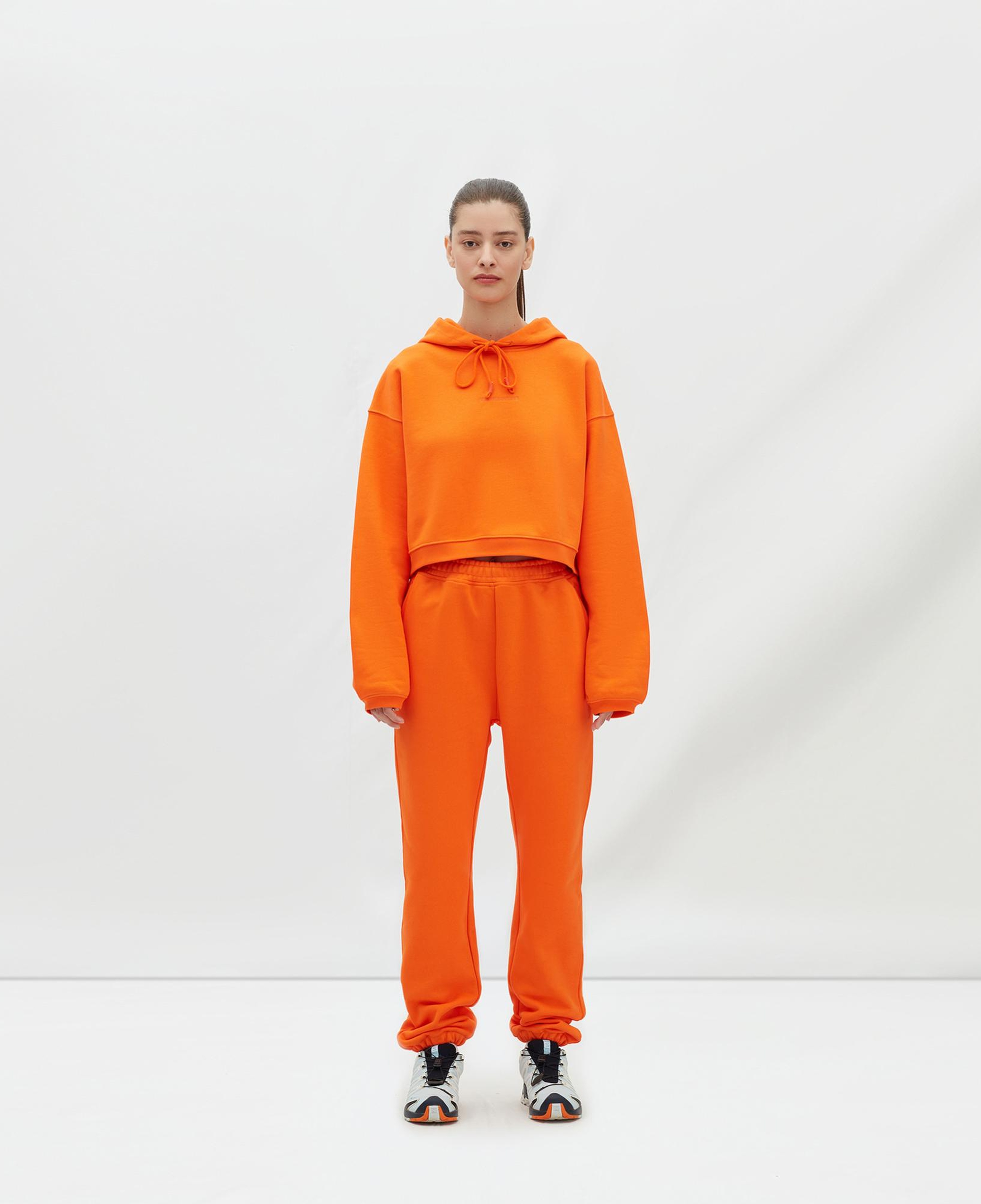 Les Benjamins Essentials Kadın Turuncu Hoodie