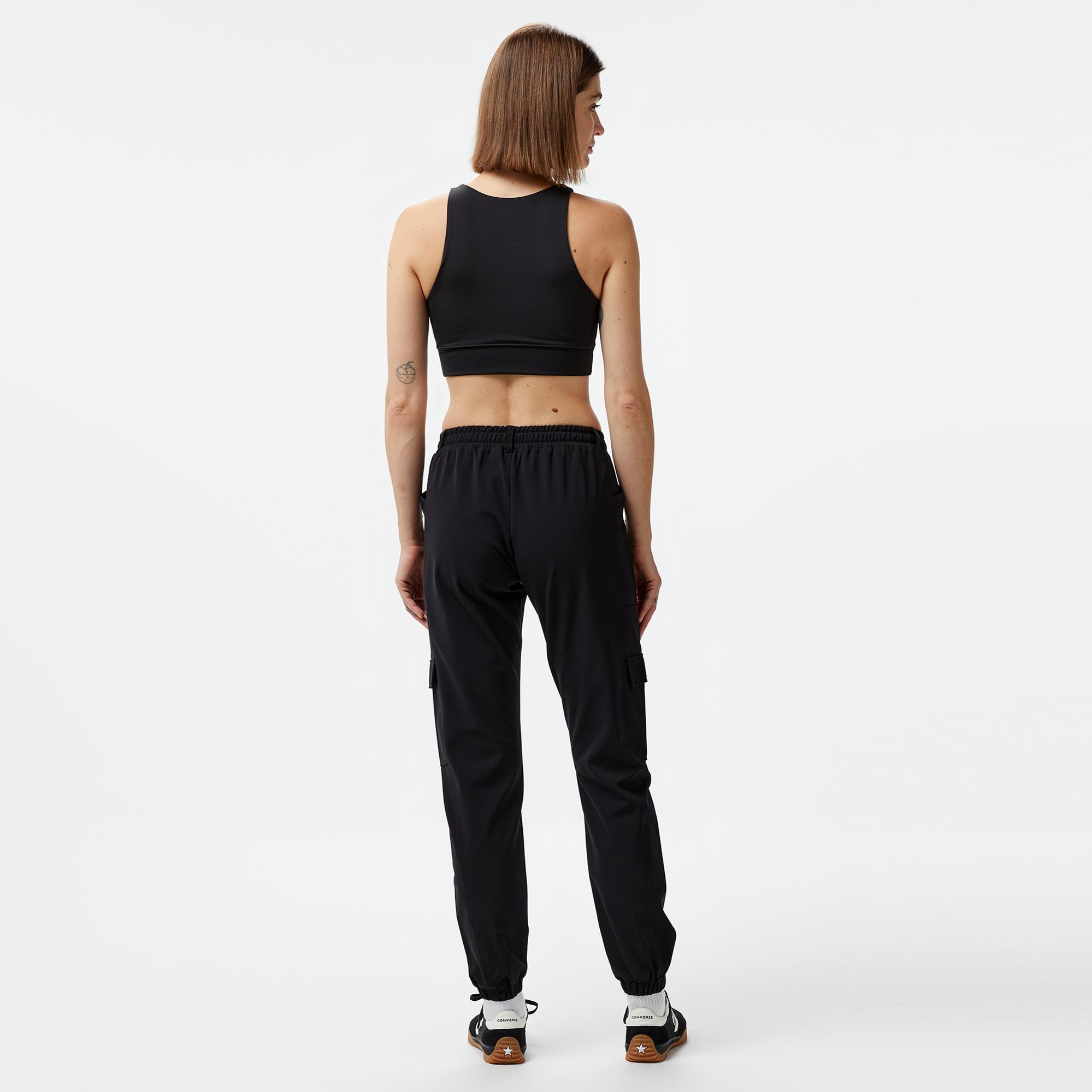 Sportempt Stw141 Kadın Siyah Eşofman Altı