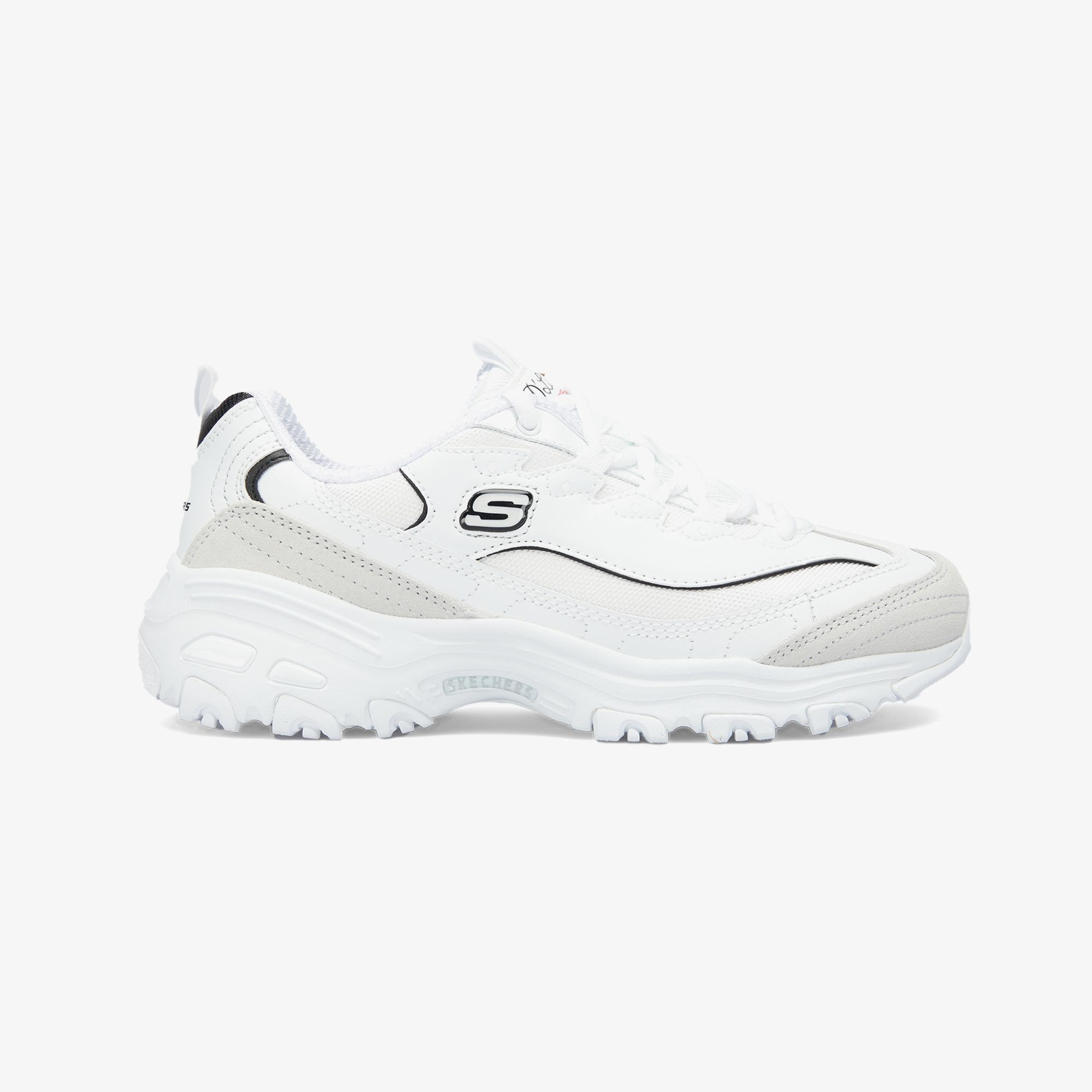 Skechers D'Lites New Heat Kadın Beyaz Spor Ayakkabı