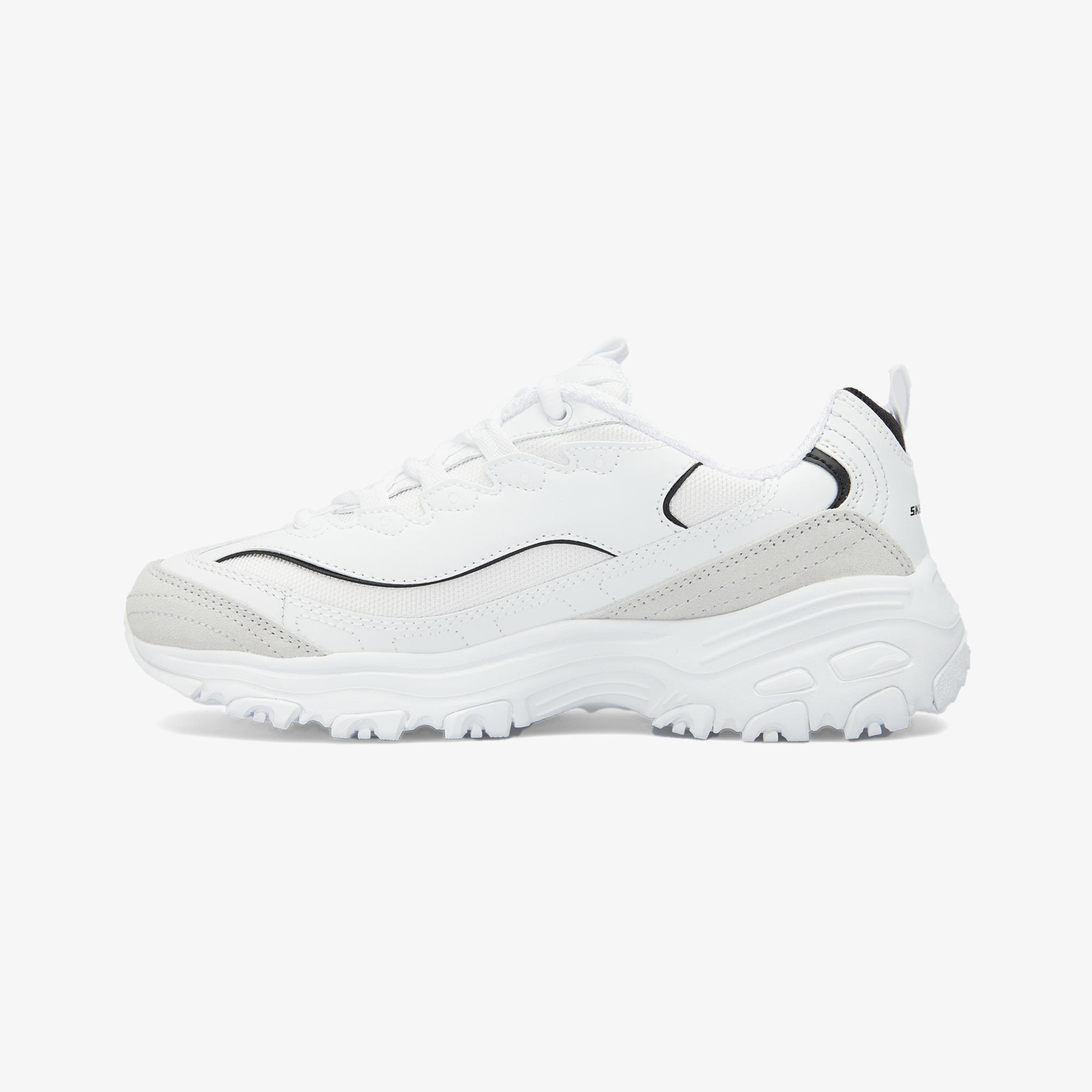 Skechers D'Lites New Heat Kadın Beyaz Spor Ayakkabı