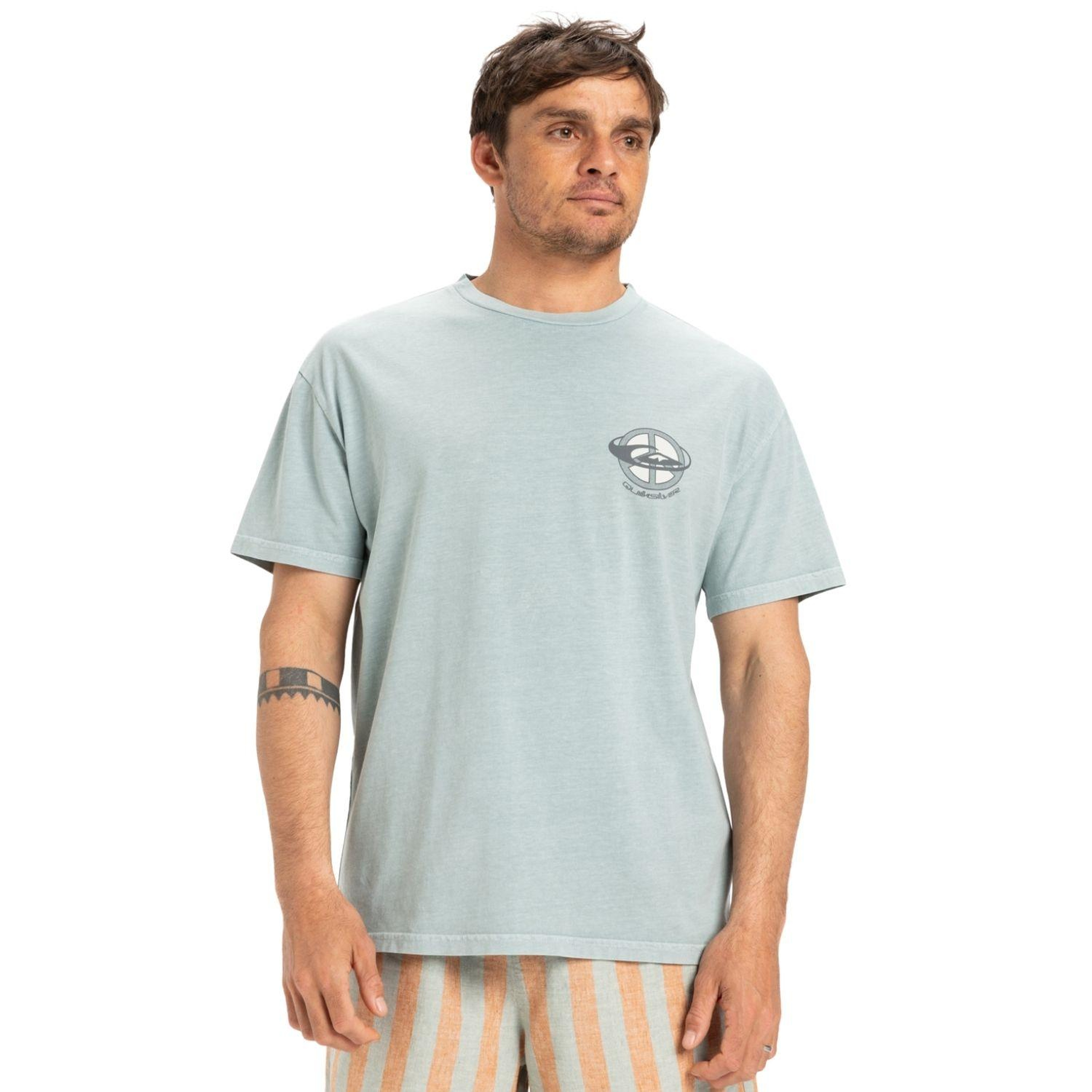 Quiksilver Nd Wake Up World Erkek Mavi Tişört
