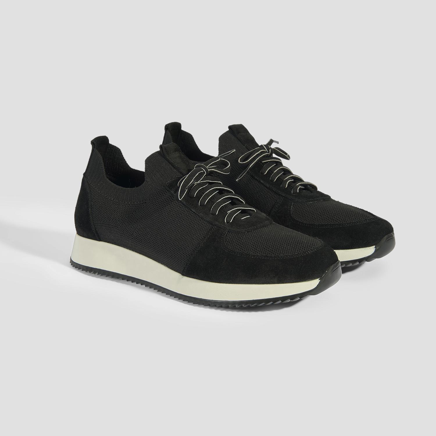 Erkek Siyah Bağcıklı Süet Günlük Ayakkabı