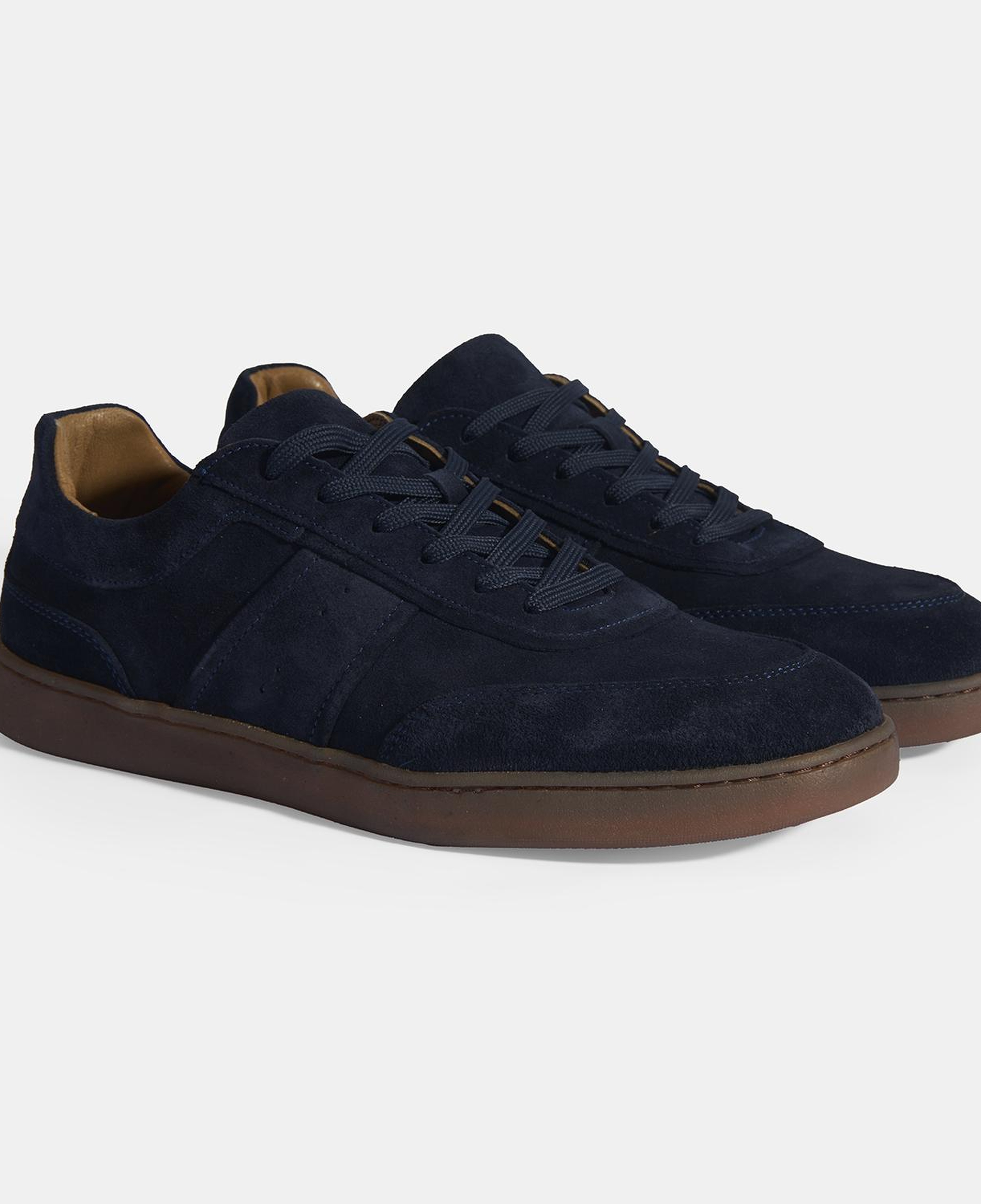 Erkek Lacivert Bağcıklı Süet Günlük Ayakkabı