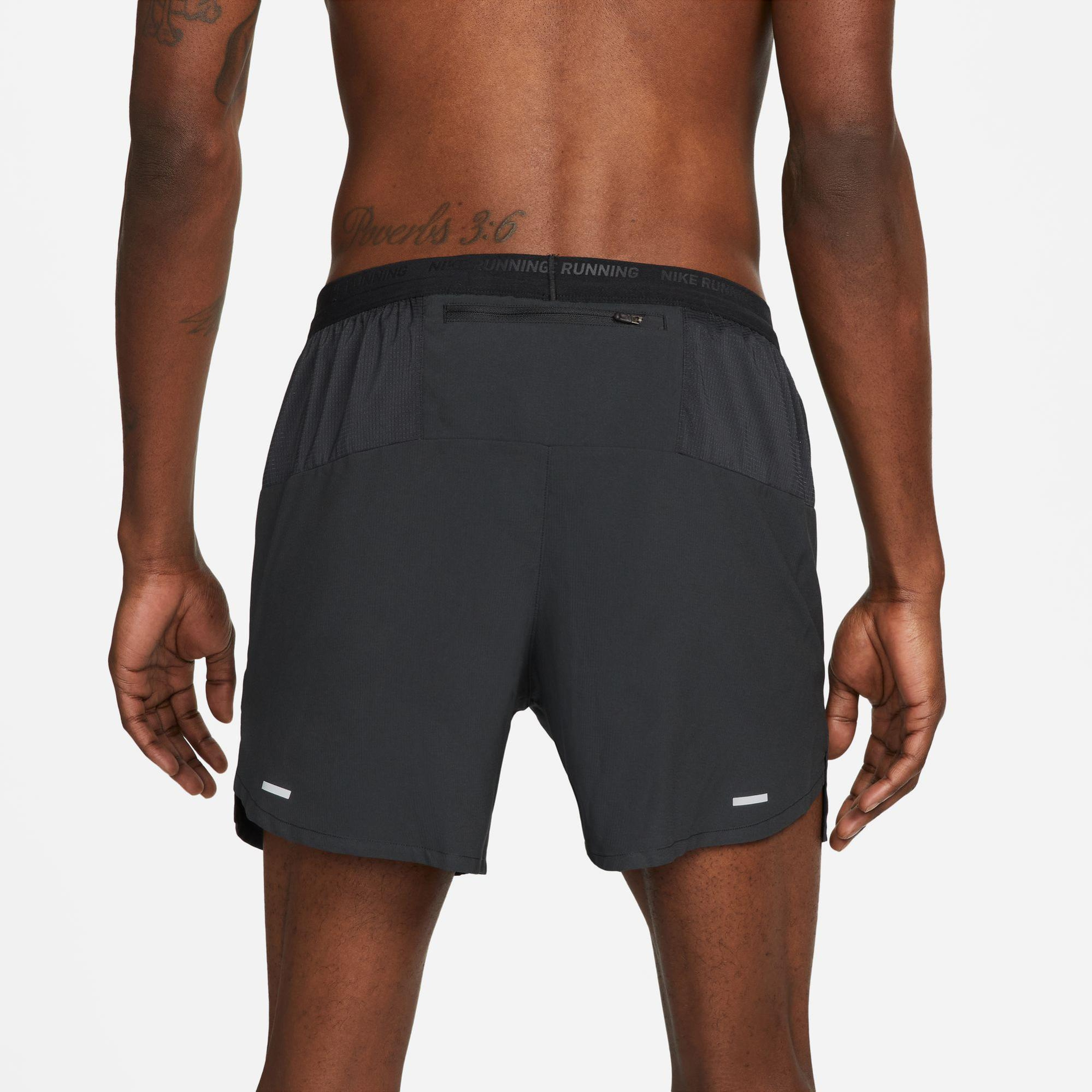 Nike Dri-Fit Stride 13cm Brief Erkek Siyah Şort