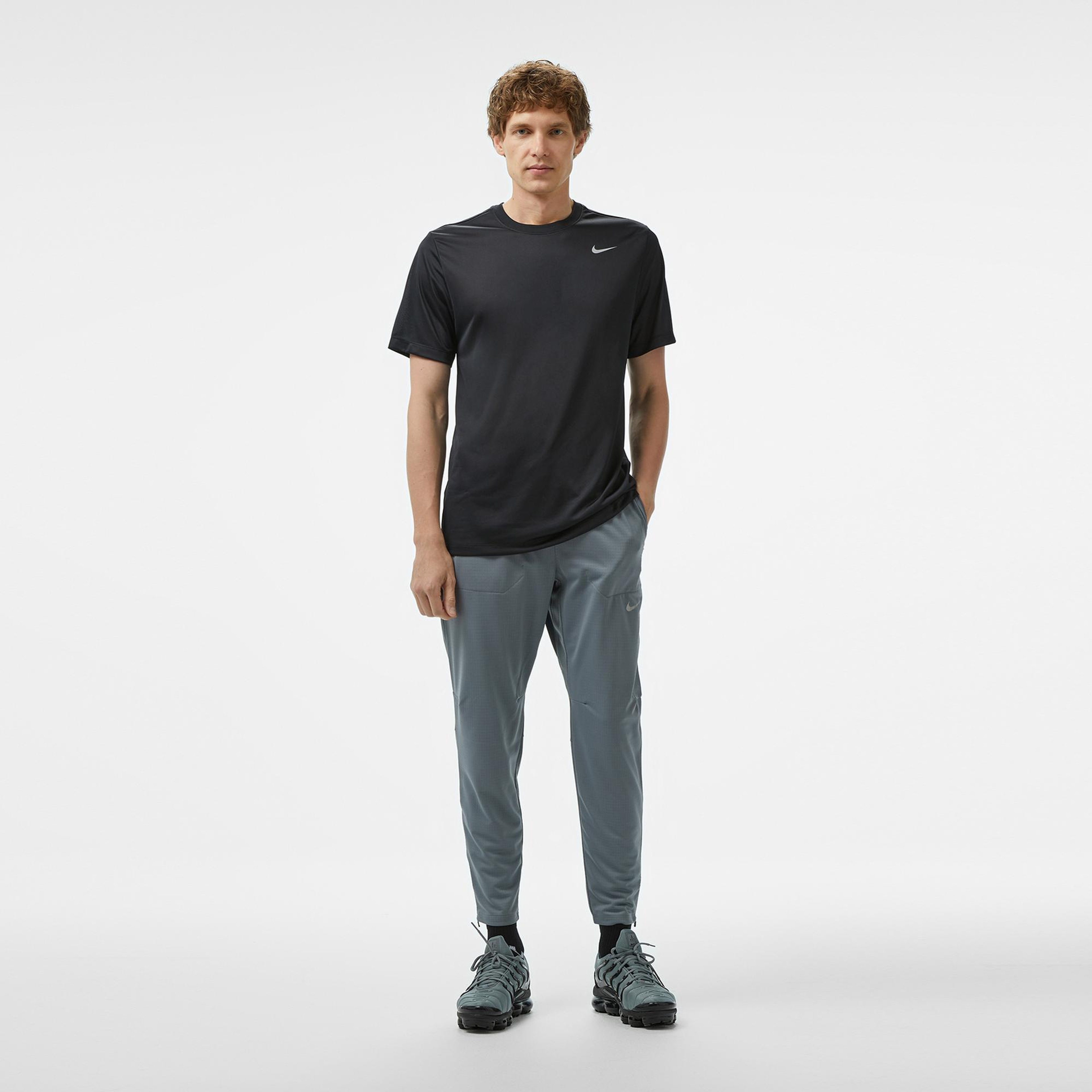 Nike Dri-Fit Phenom Elite Knit Erkek Gri Eşofman Altı