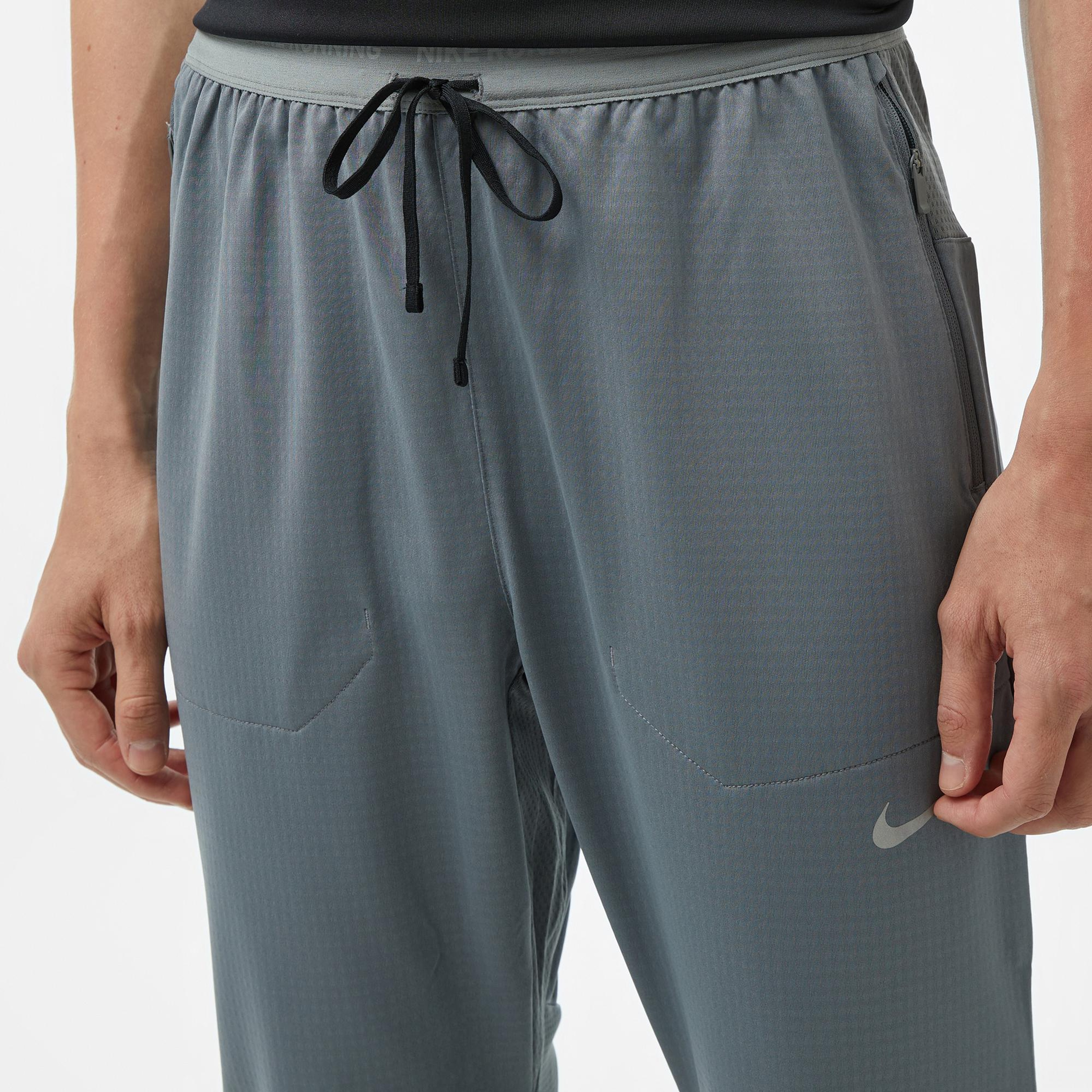 Nike Dri-Fit Phenom Elite Knit Erkek Gri Eşofman Altı