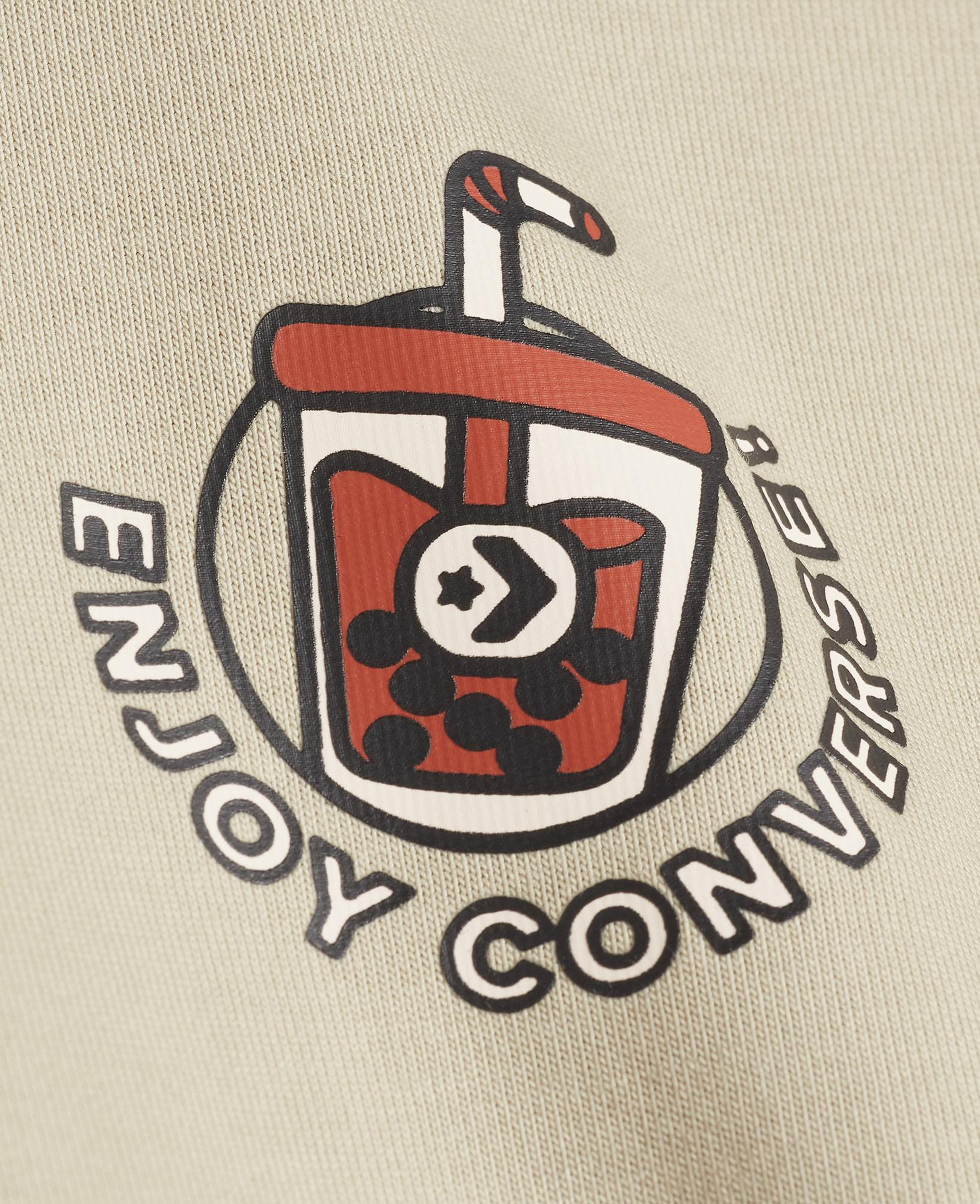 Converse Erkek Bej T-Shirt