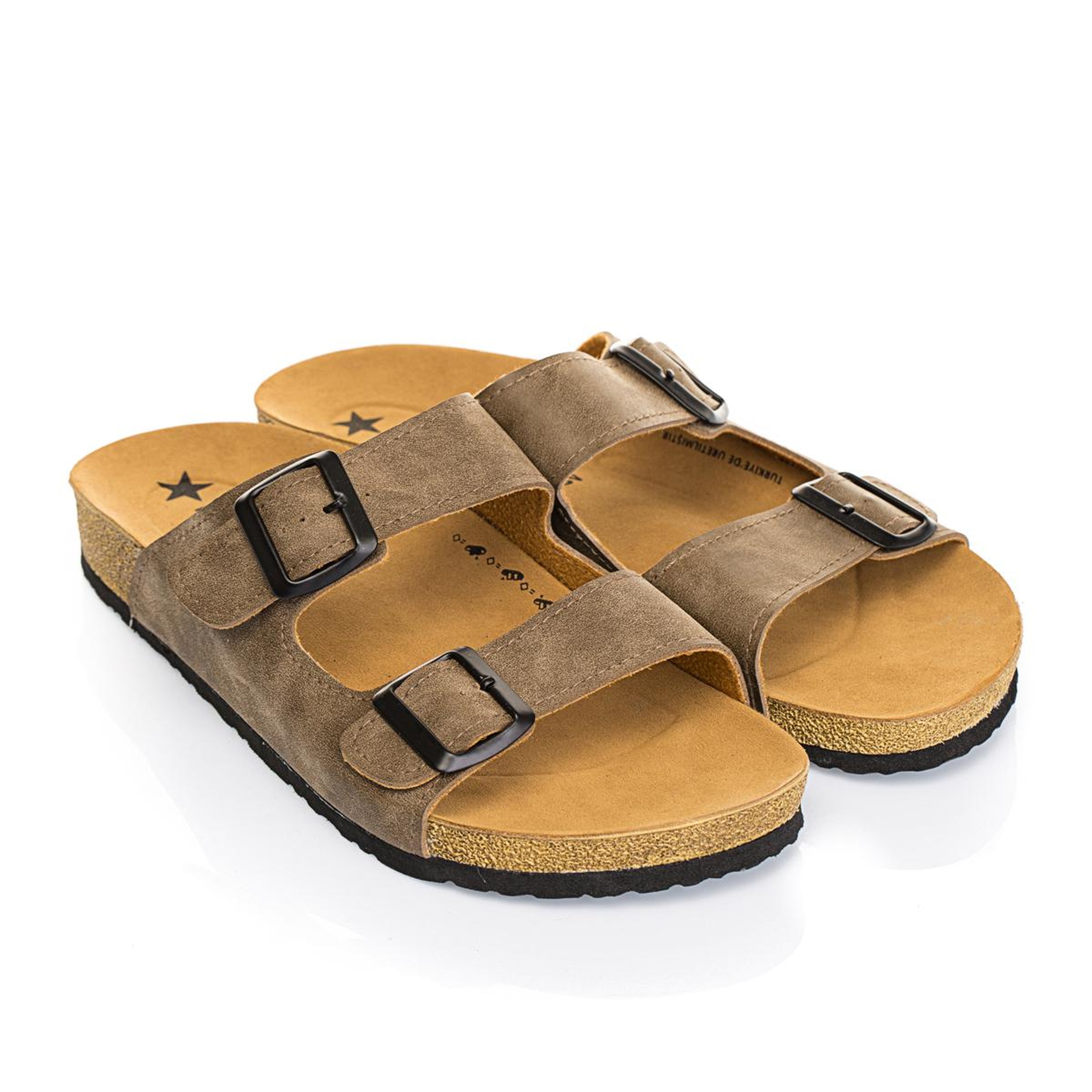 Leo Erkek Terlik Vizon 41/45