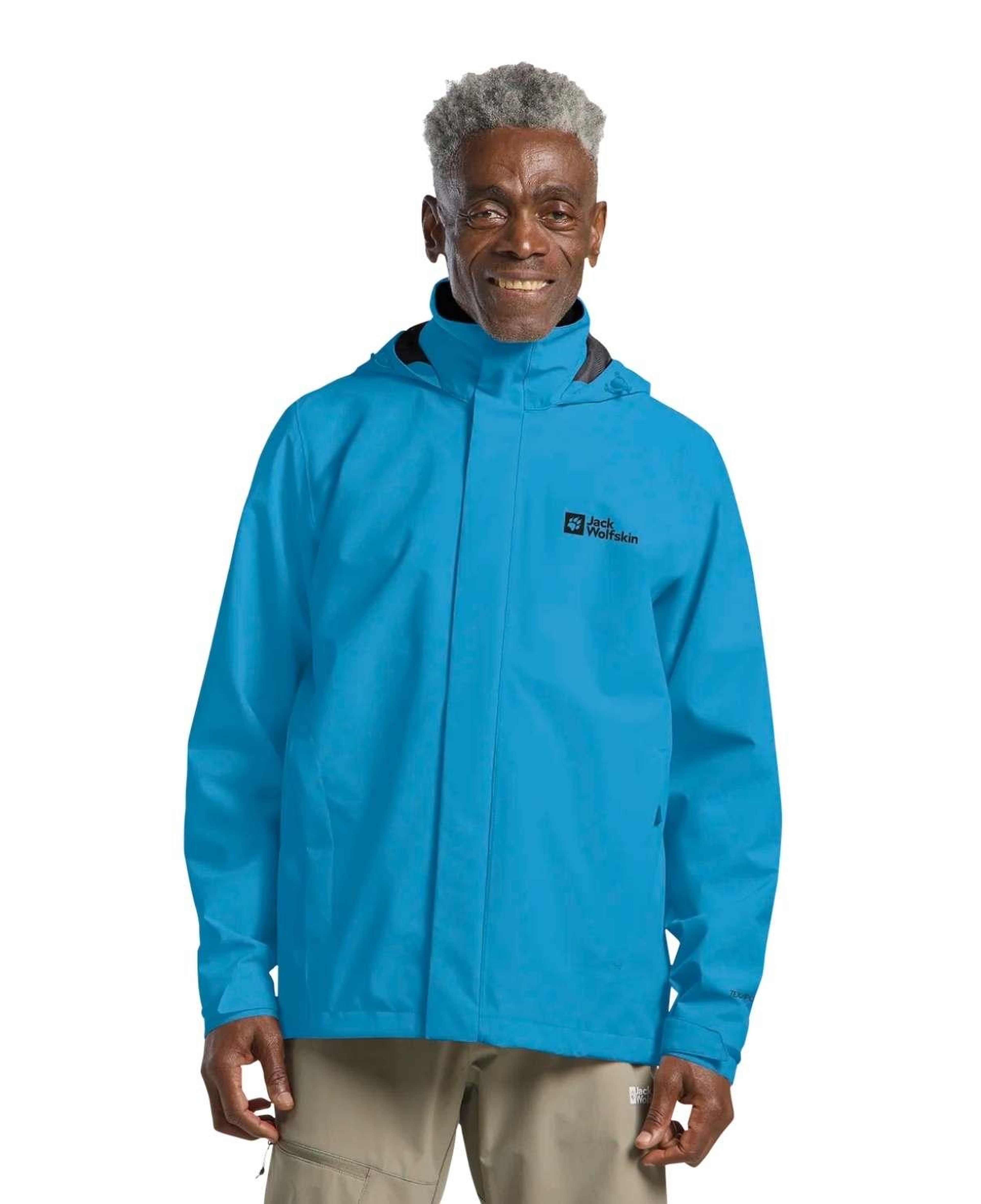 Jack Wolfskin Trailtime 2L Erkek Mavi Outdoor Ceketi