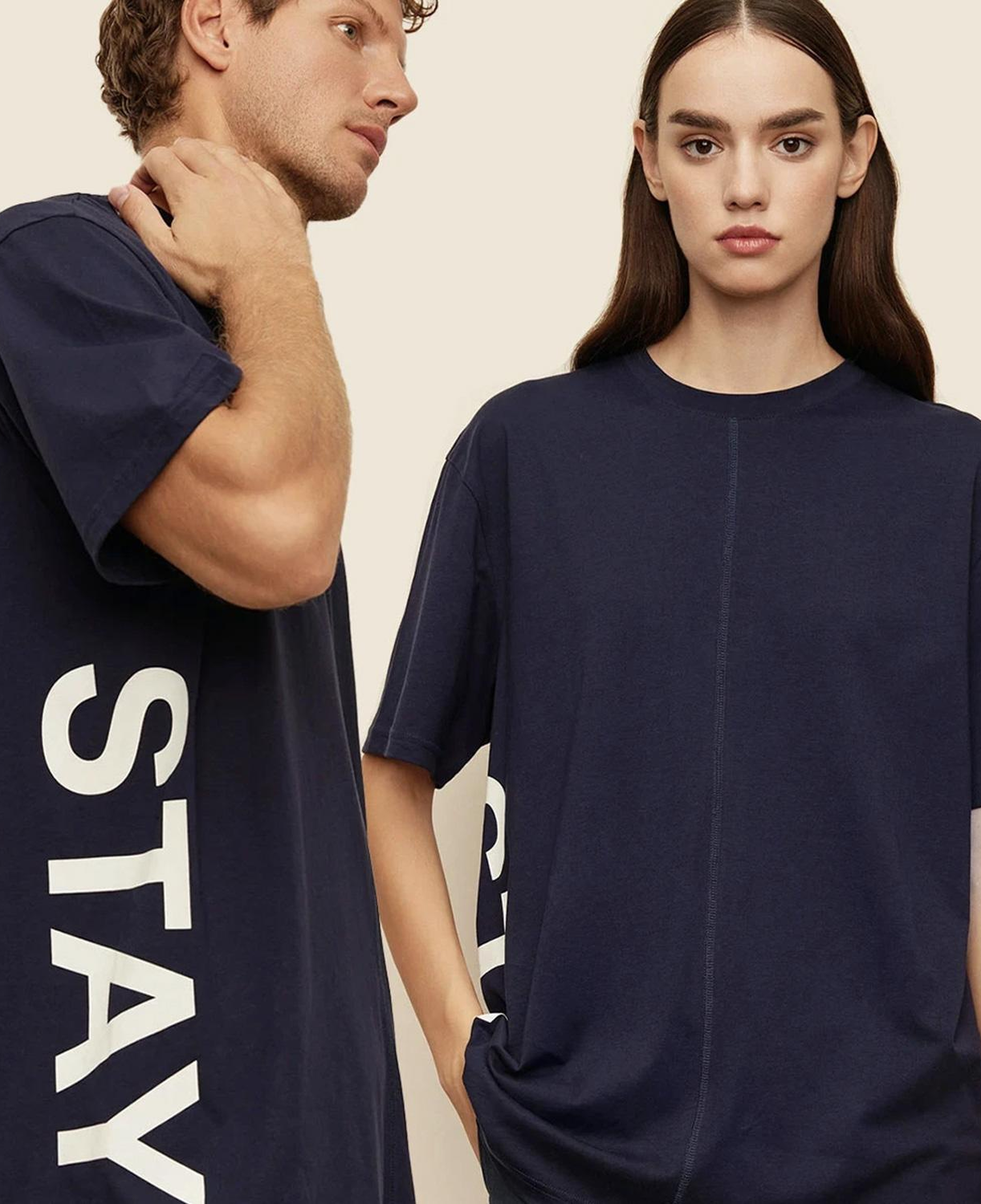 The Stay Line Soley Unisex Lacivert T-Shirt