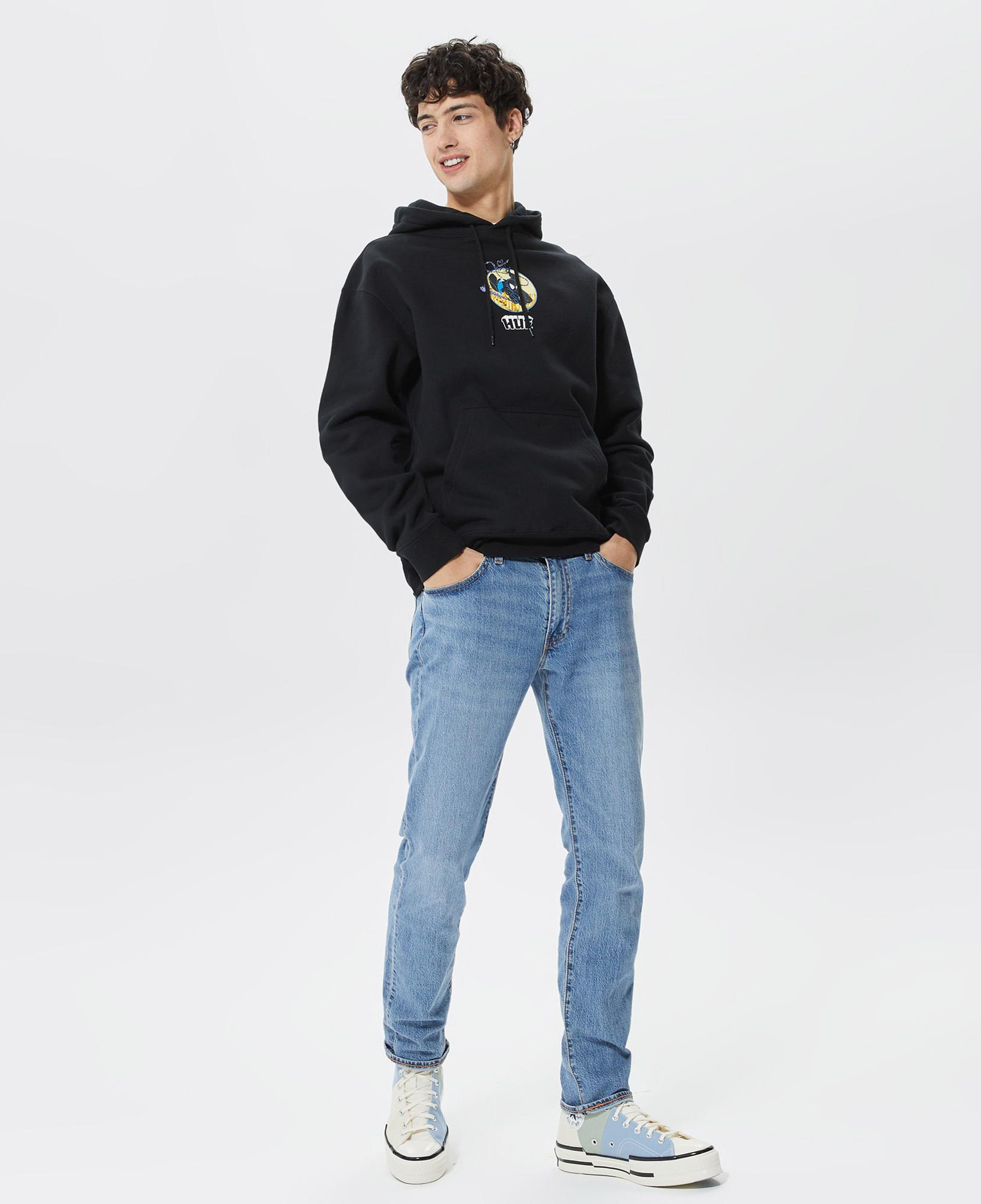 Huf Three Hundred Erkek Siyah Hoodie