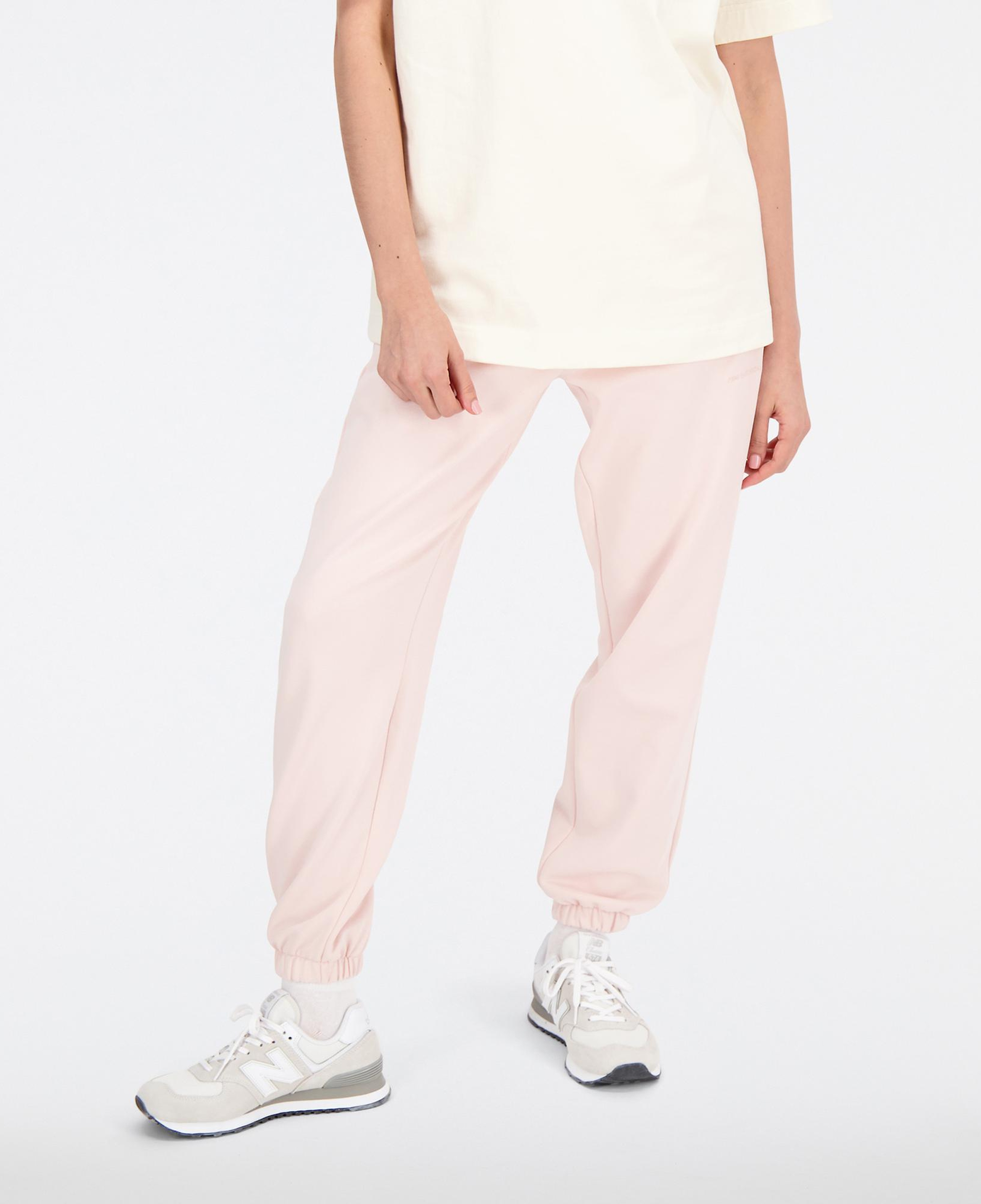 New Balance Athletics Linear Kadın Pembe Eşofman Altı