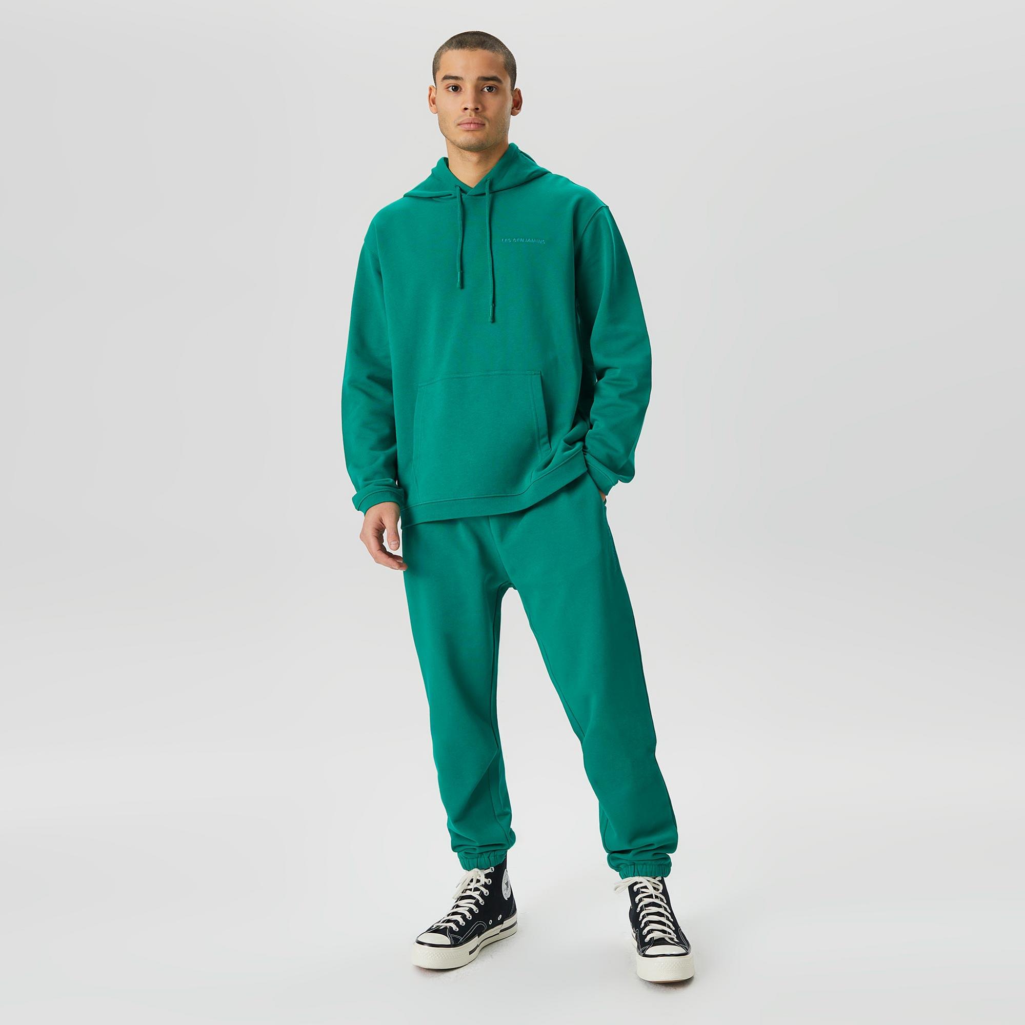 Les Benjamins Essentials Erkek Yeşil Eşofman Altı