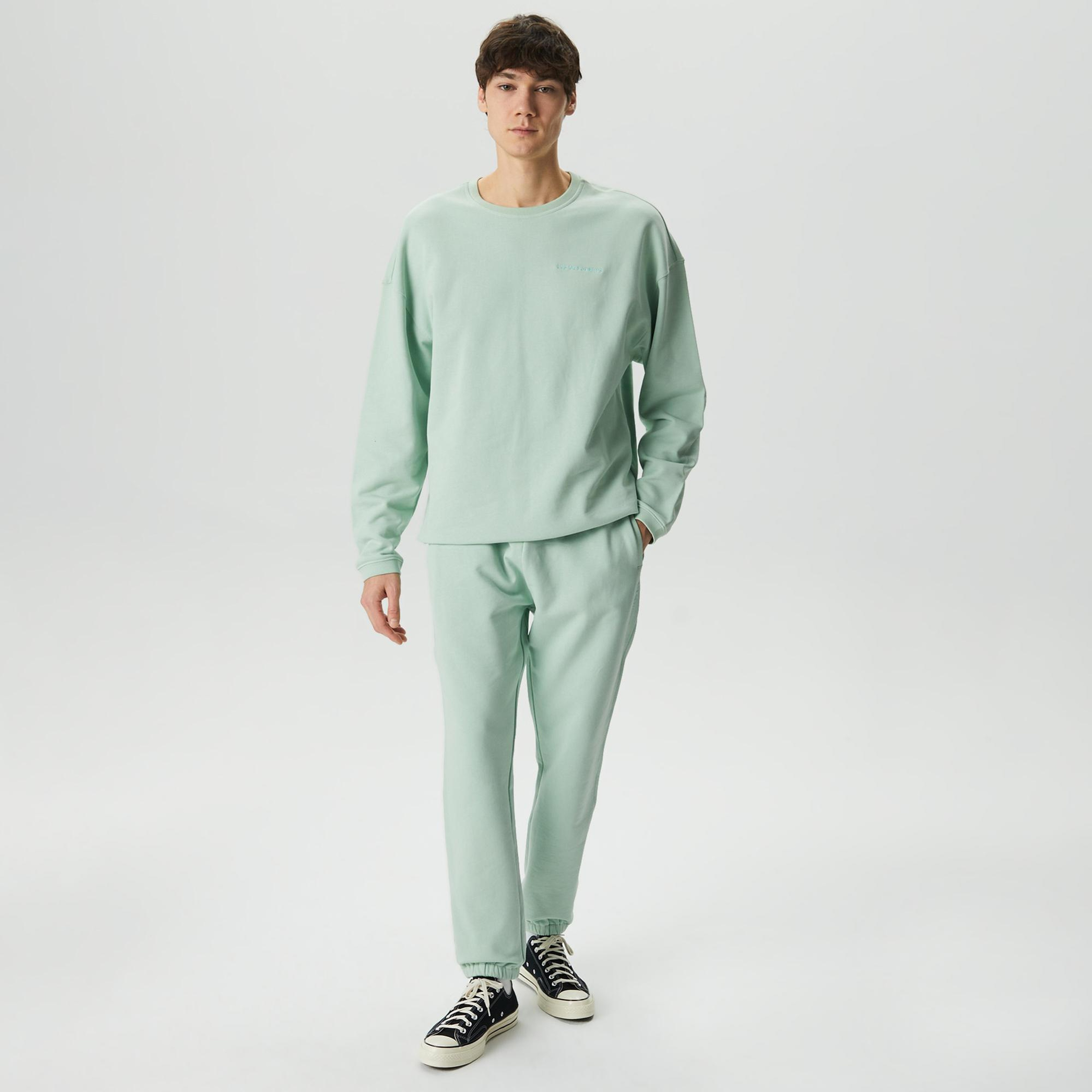 Les Benjamins Essentials Erkek Açık Yeşil Eşofman Altı