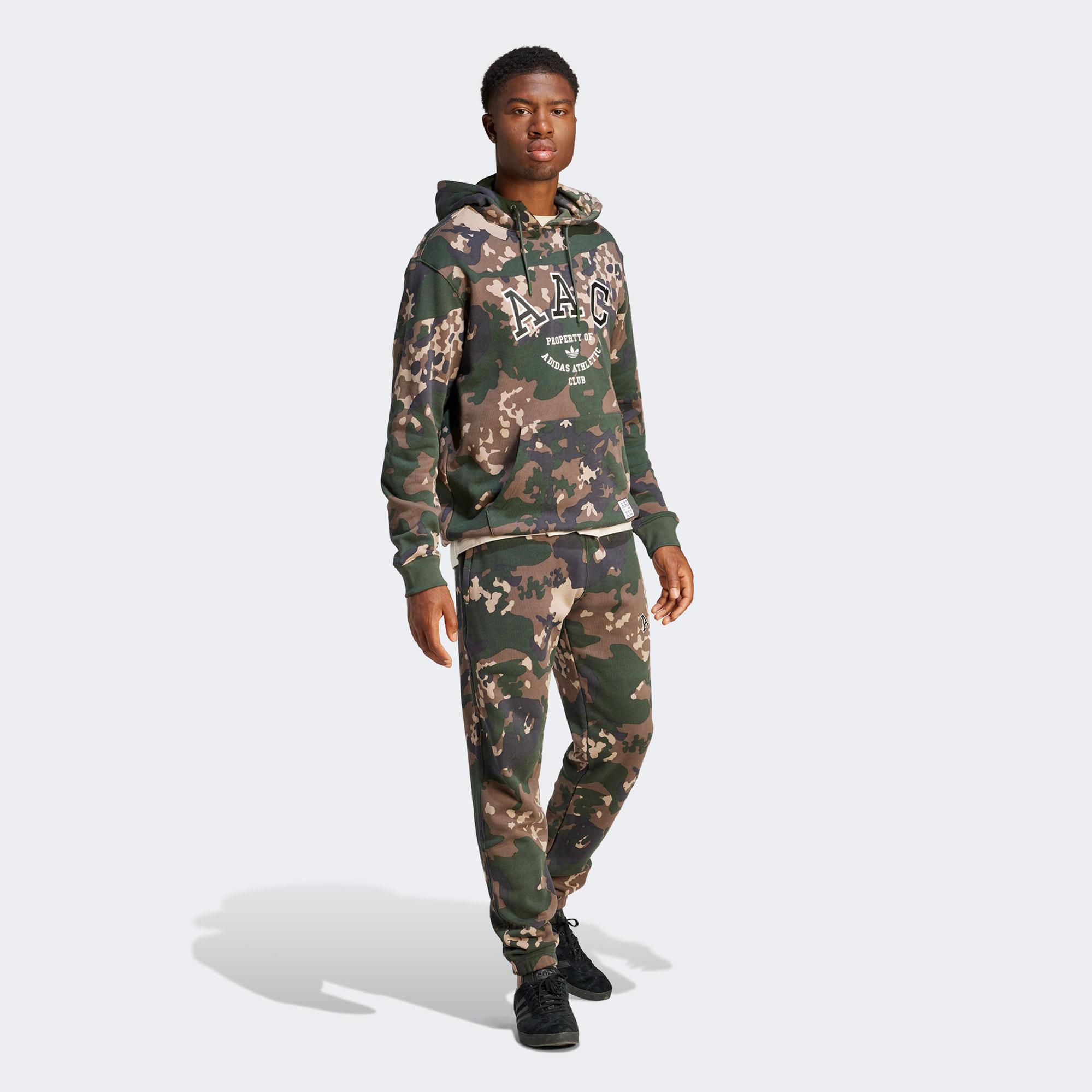 adidas ACC Camo Erkek Yeşil Hoodie