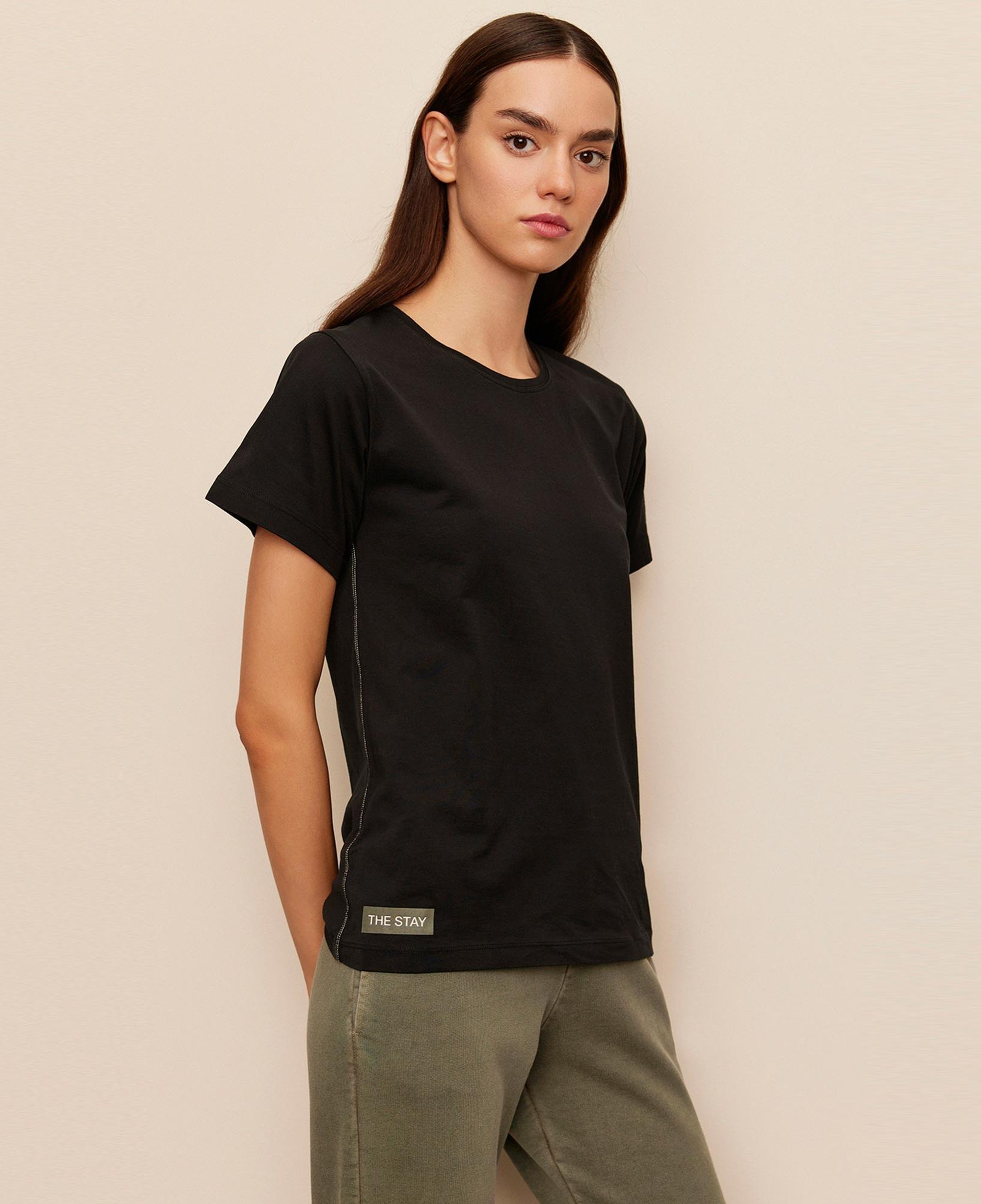 The Stay Line Leda Pastoral Kadın Siyah T-Shirt