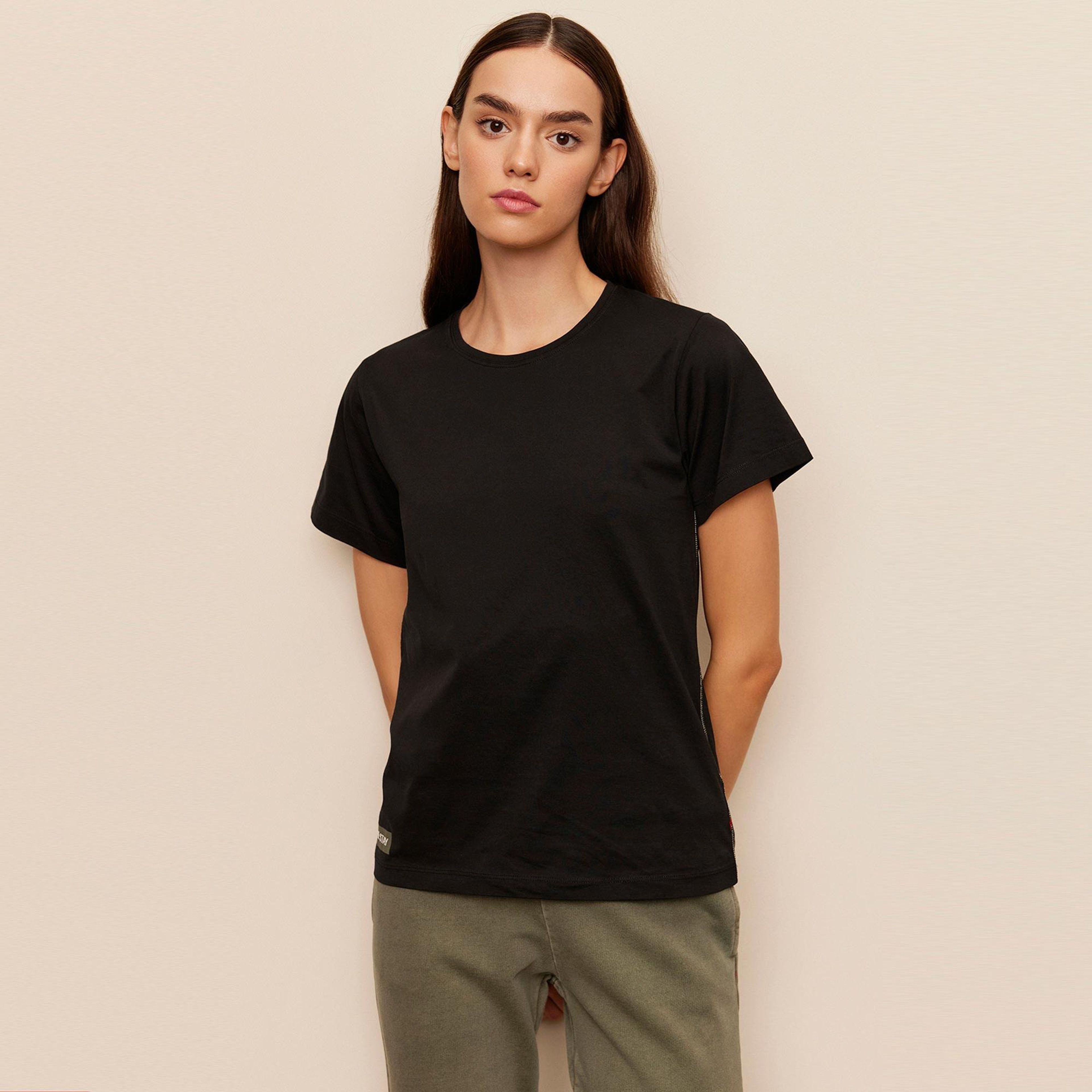 The Stay Line Leda Pastoral Kadın Siyah T-Shirt