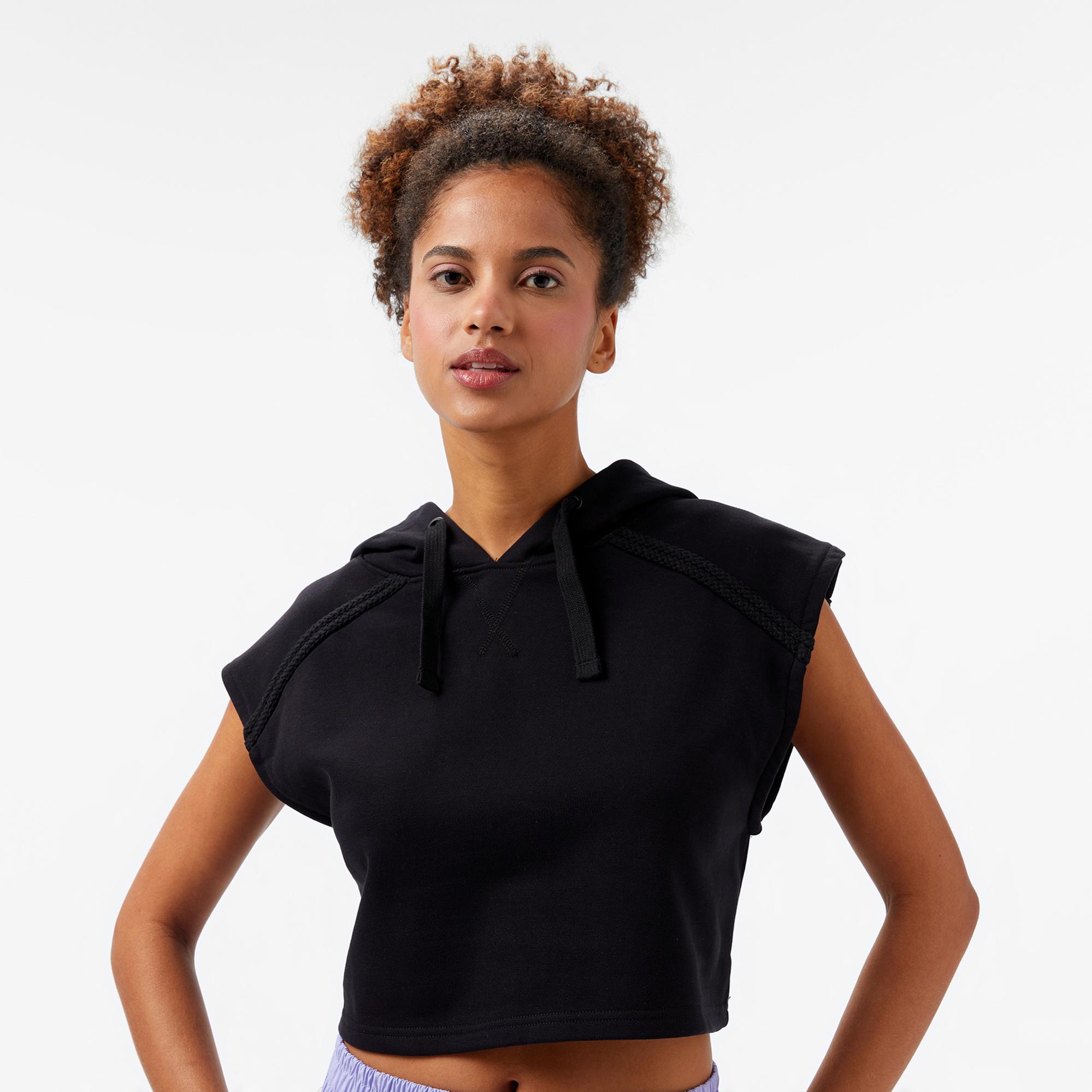 New Balance Lifestyle Kadın Siyah Sweatshirt