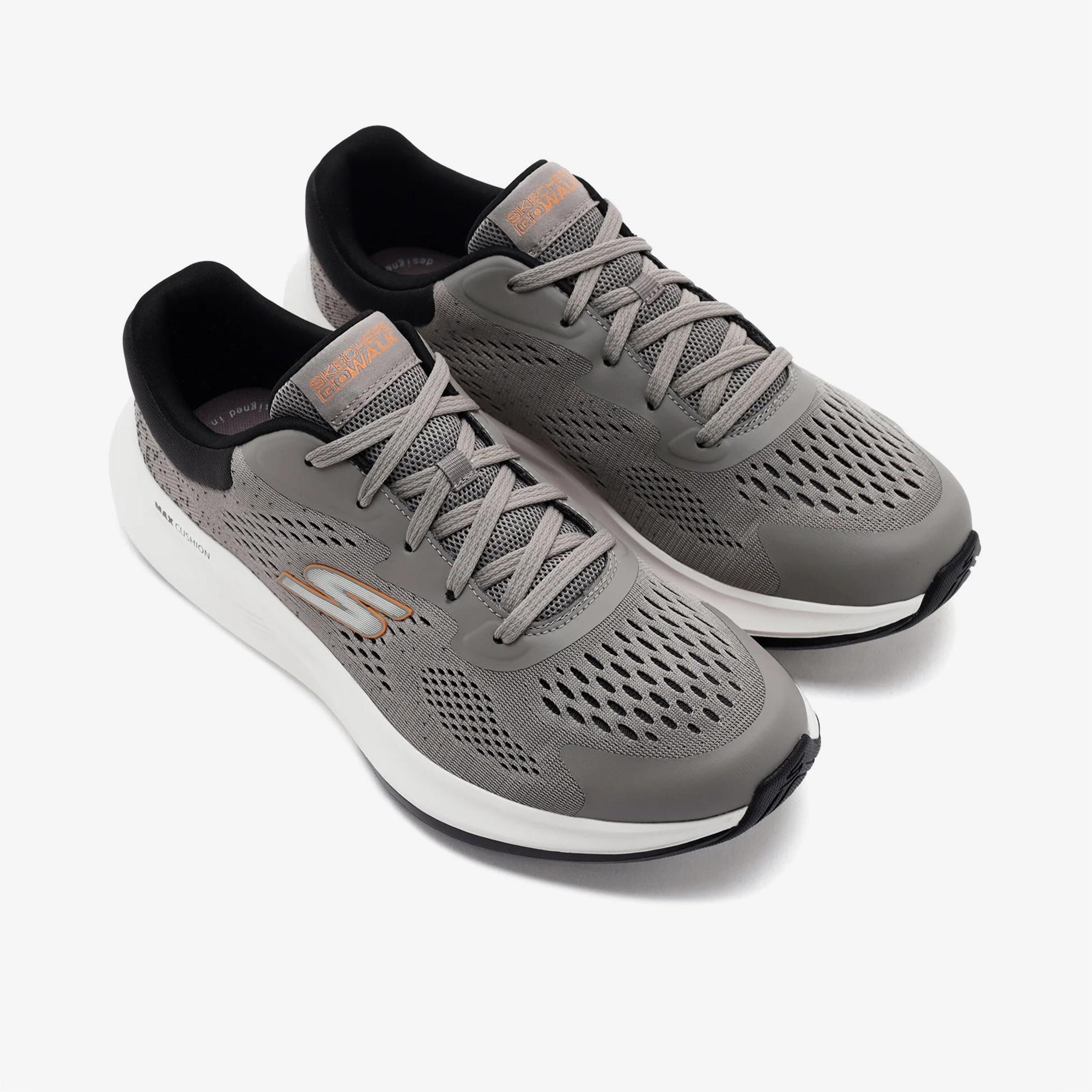 Skechers Go Walk Max Walker Augustus Erkek Gri Spor Ayakkabı