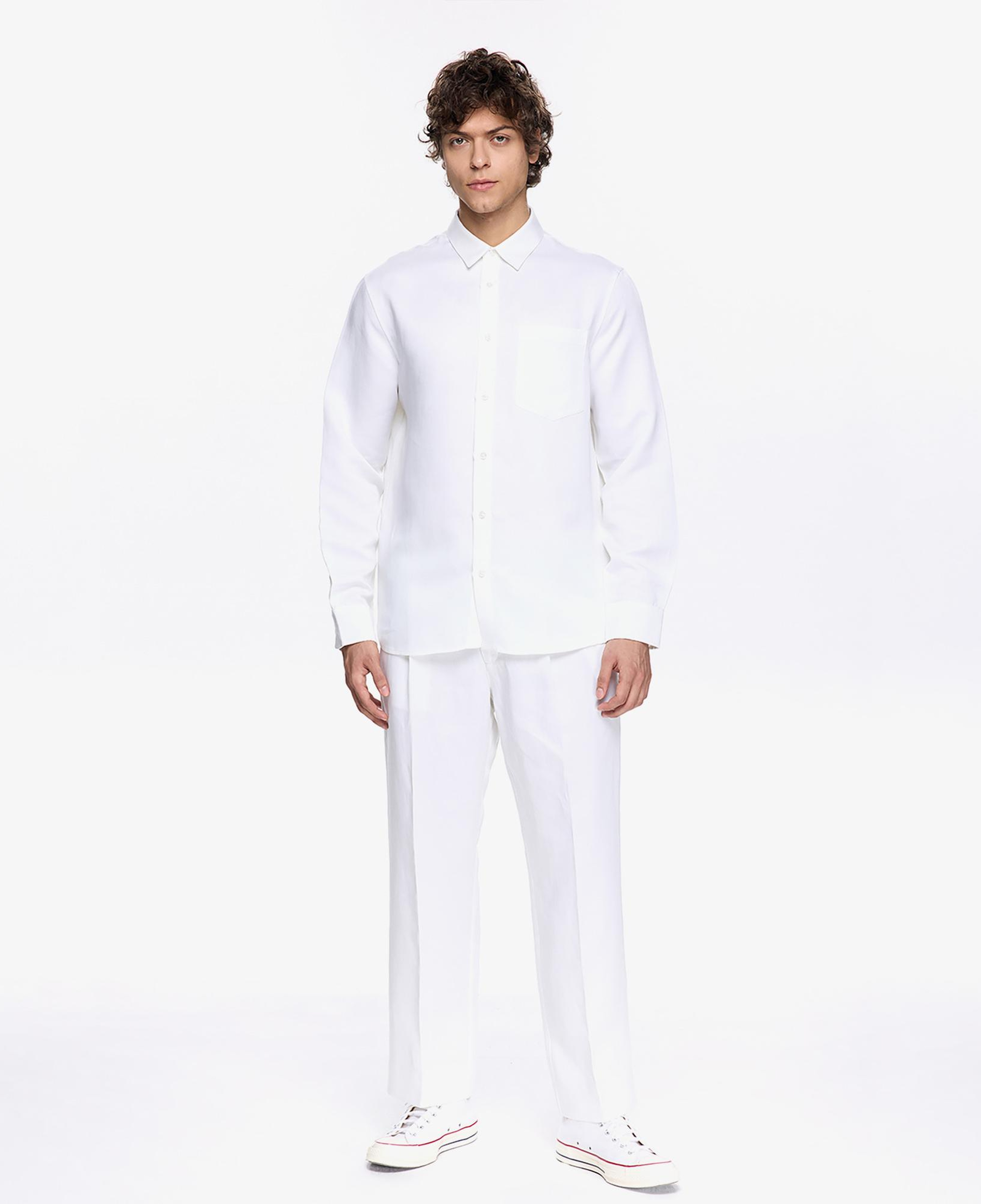 Les Benjamins Classic Erkek Beyaz Gömlek