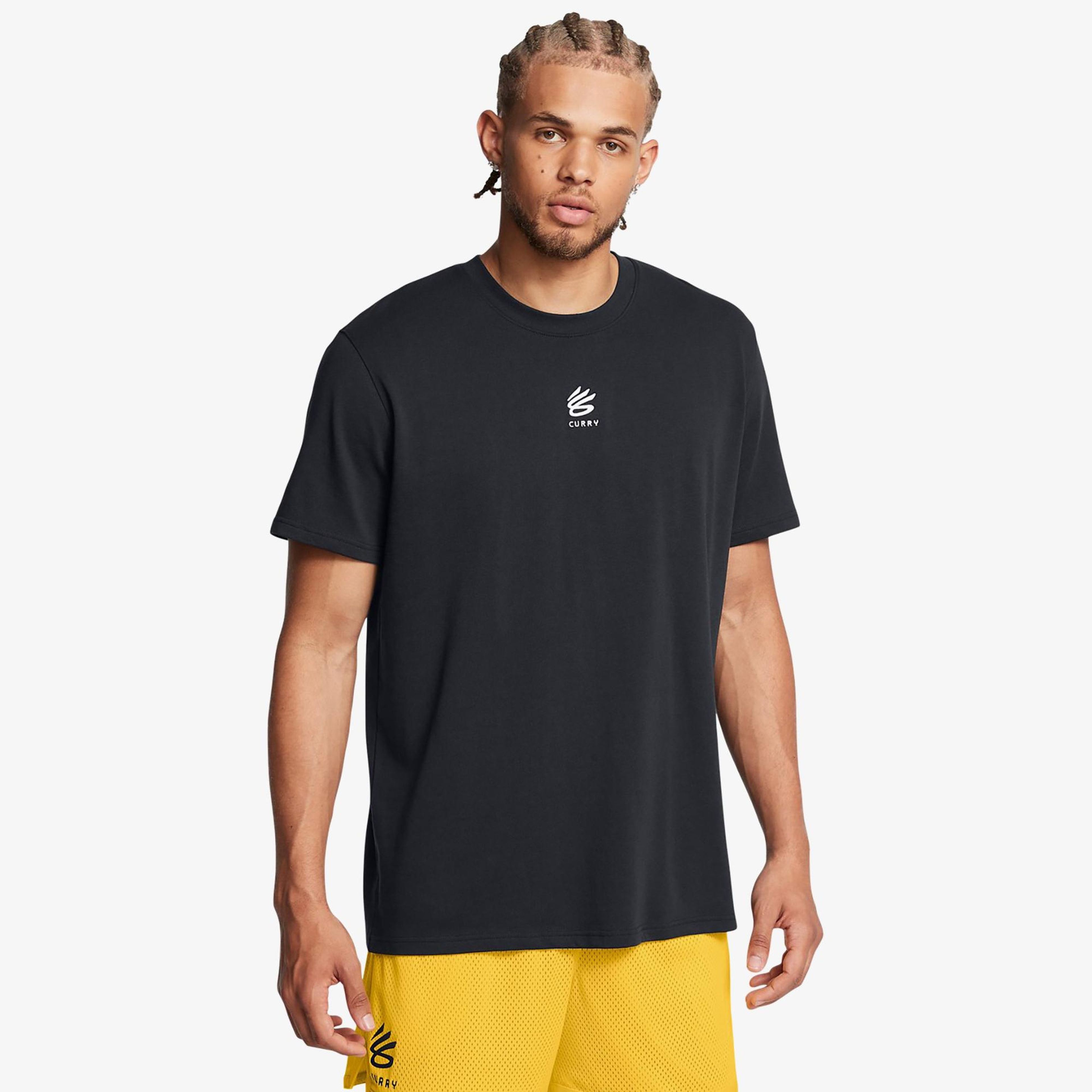 Under Armour Heavyweight Erkek Siyah T-Shirt