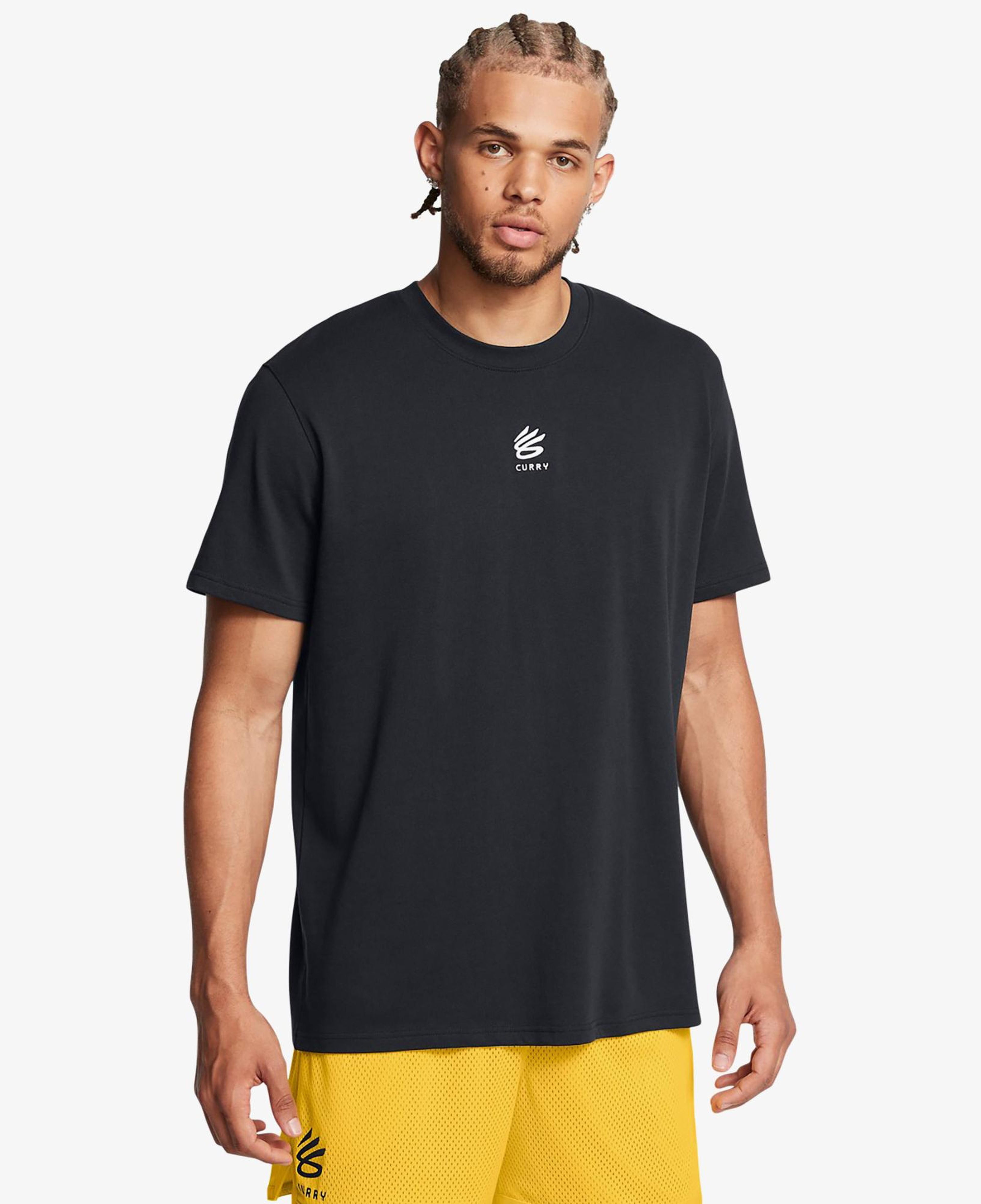 Under Armour Heavyweight Erkek Siyah T-Shirt