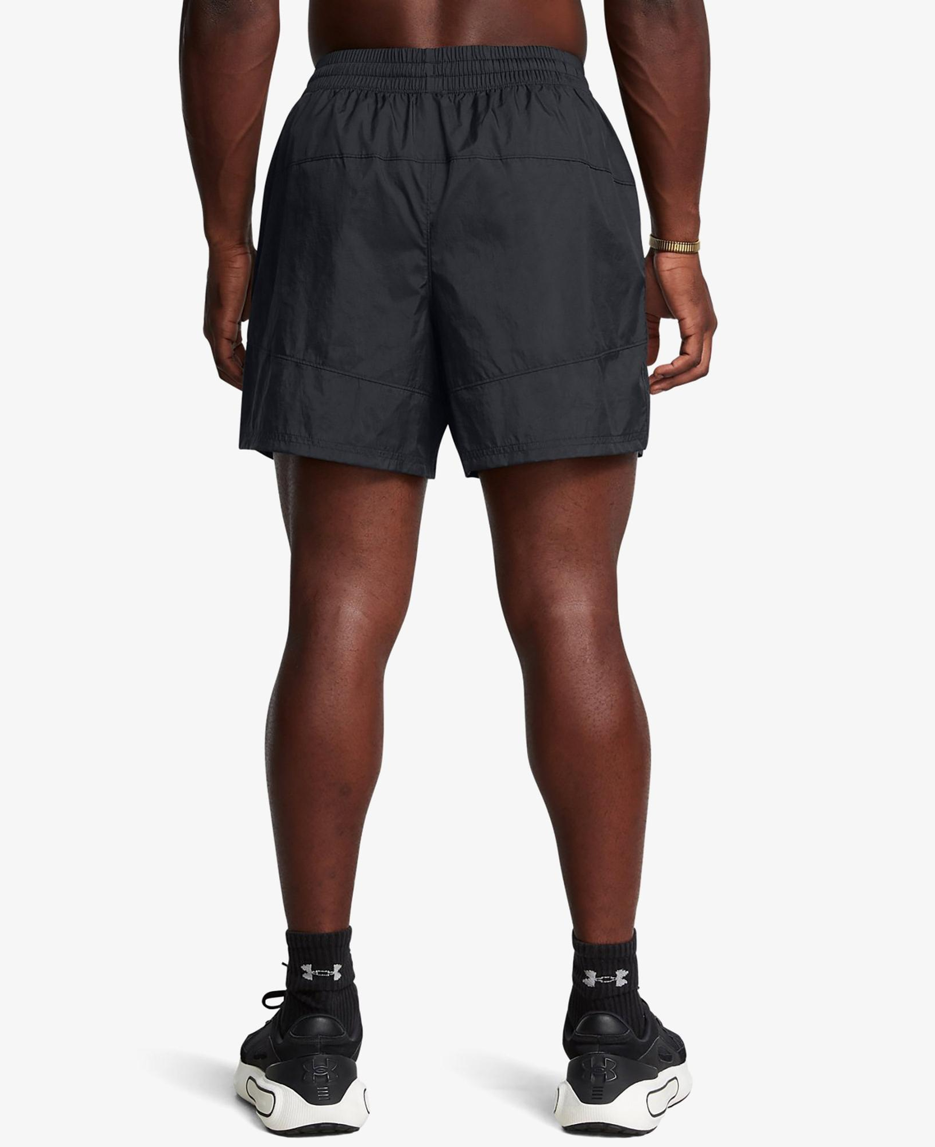 Under Armour 96 Terrace Dokuma Erkek Siyah Şort