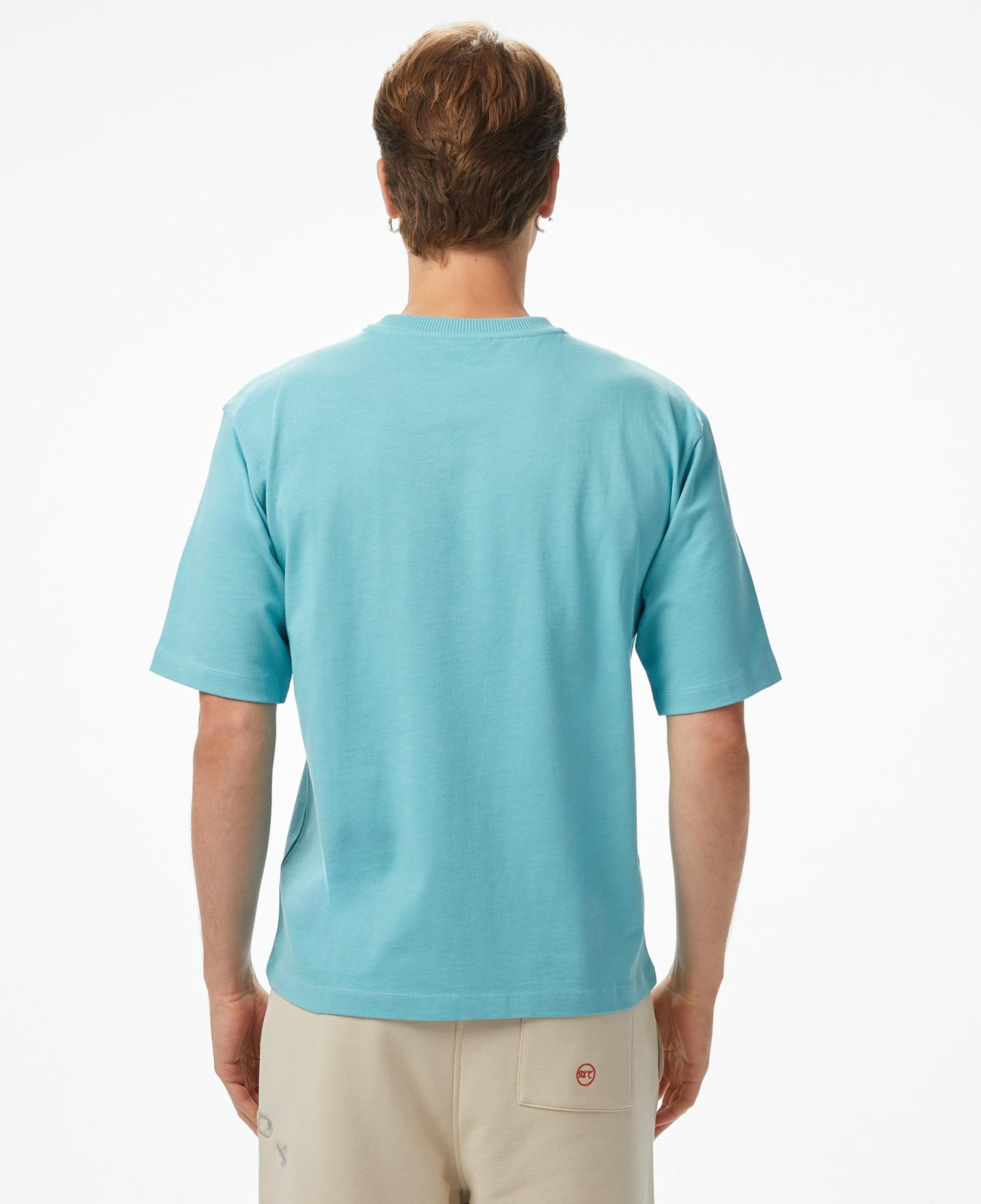 UNITED4 Comfort Erkek Mavi T-Shirt