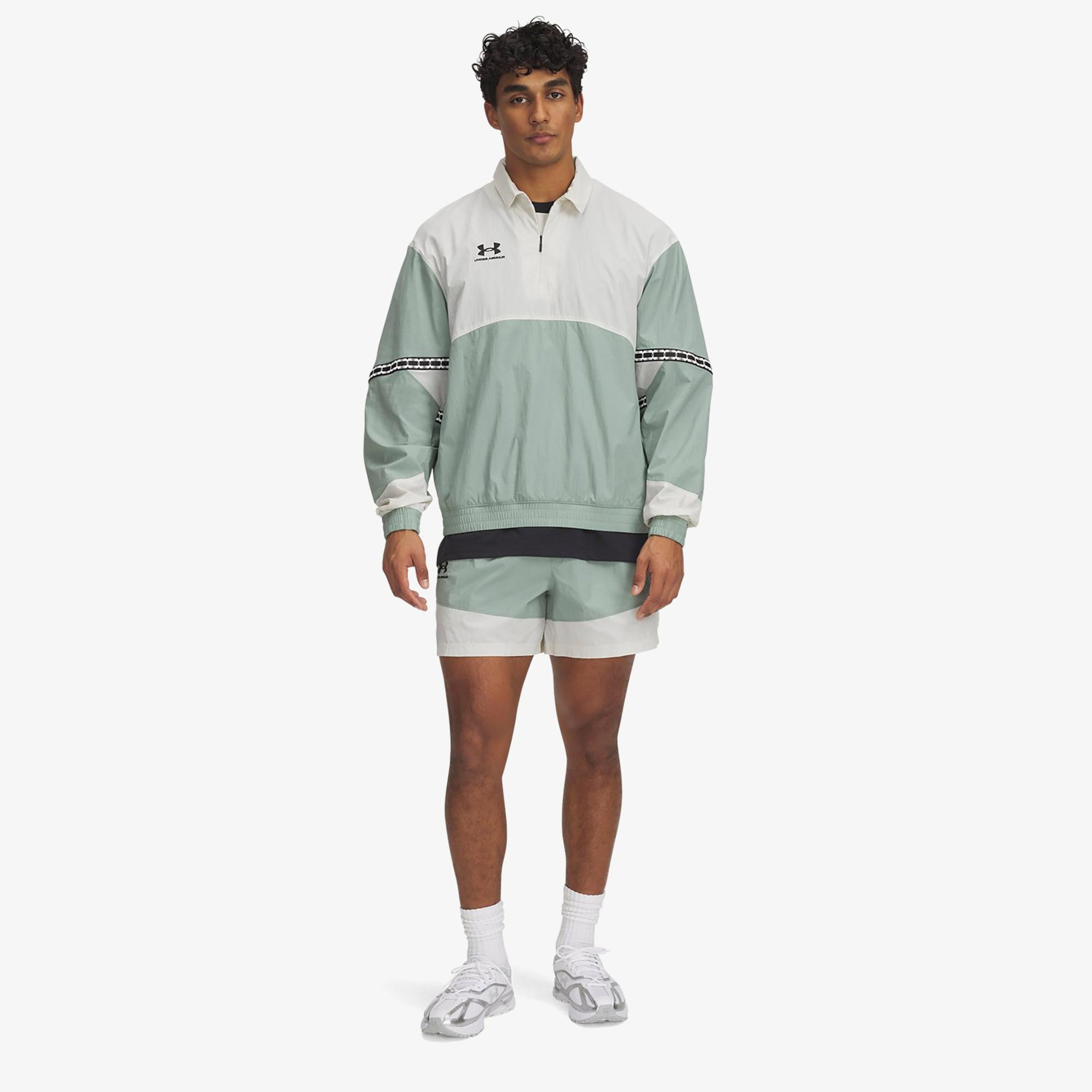 Under Armour Terrace 96 Dokuma Erkek Yeşil Şort