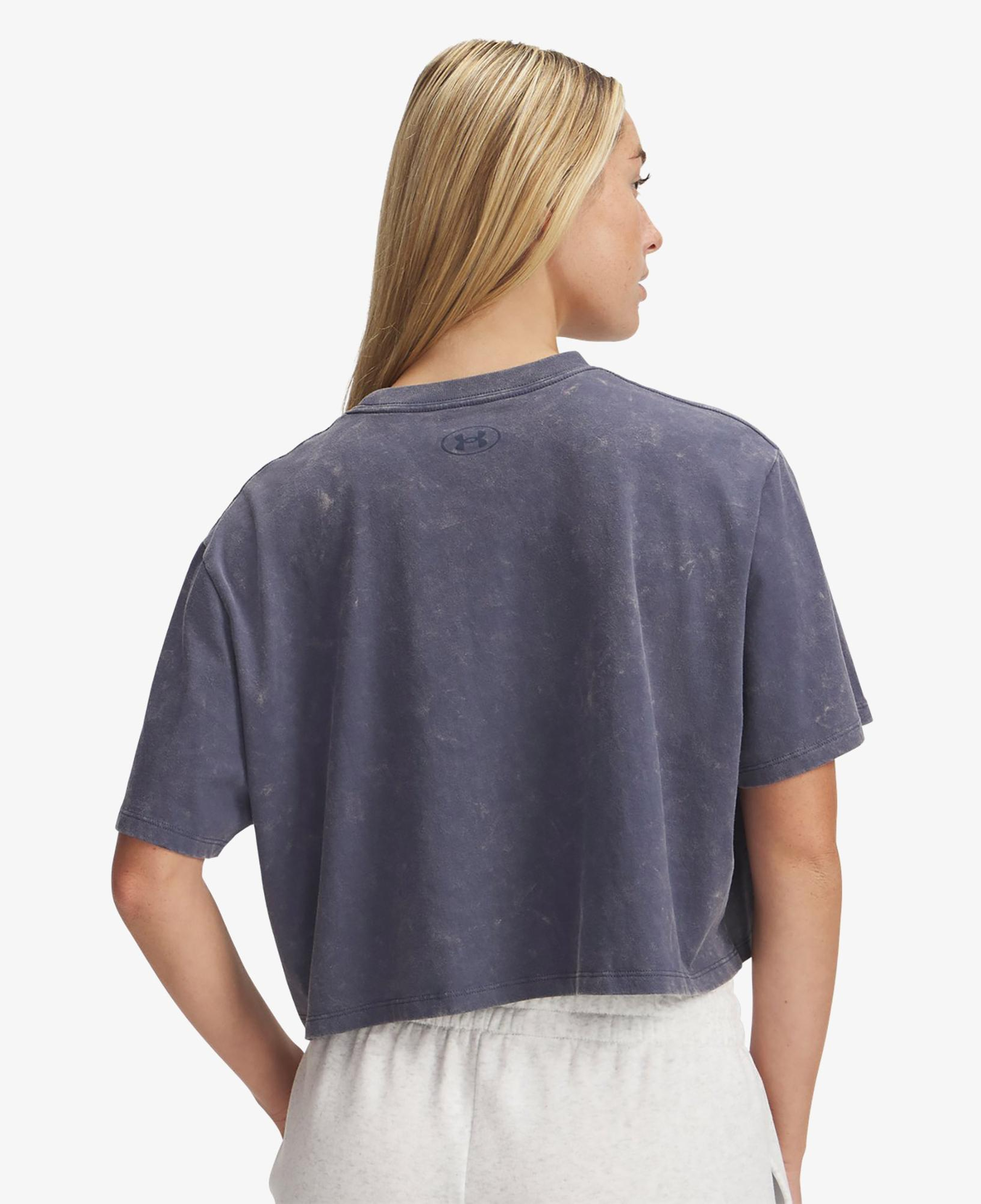 Under Armour Heavyweight Wash Kadın Gri T-Shirt