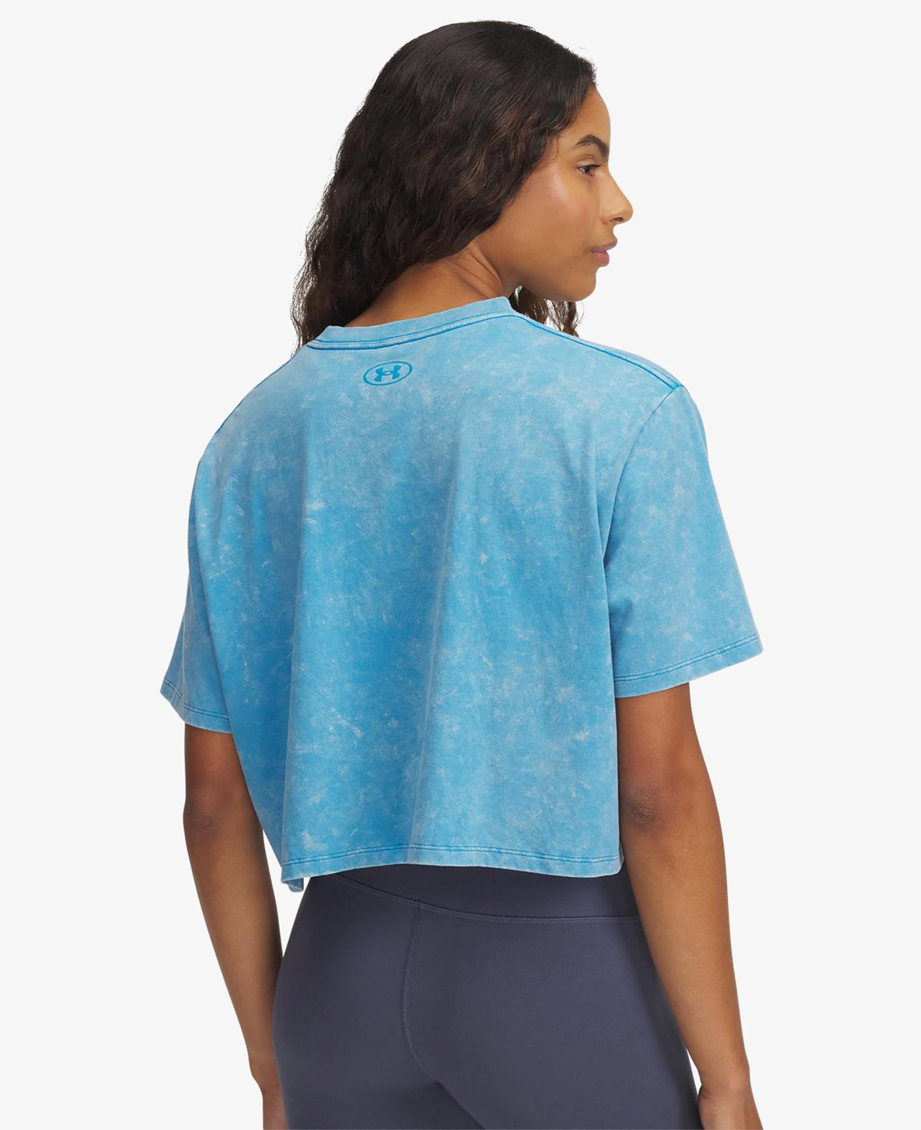 Under Armour Rival Wash Kadın Mavi T-Shirt