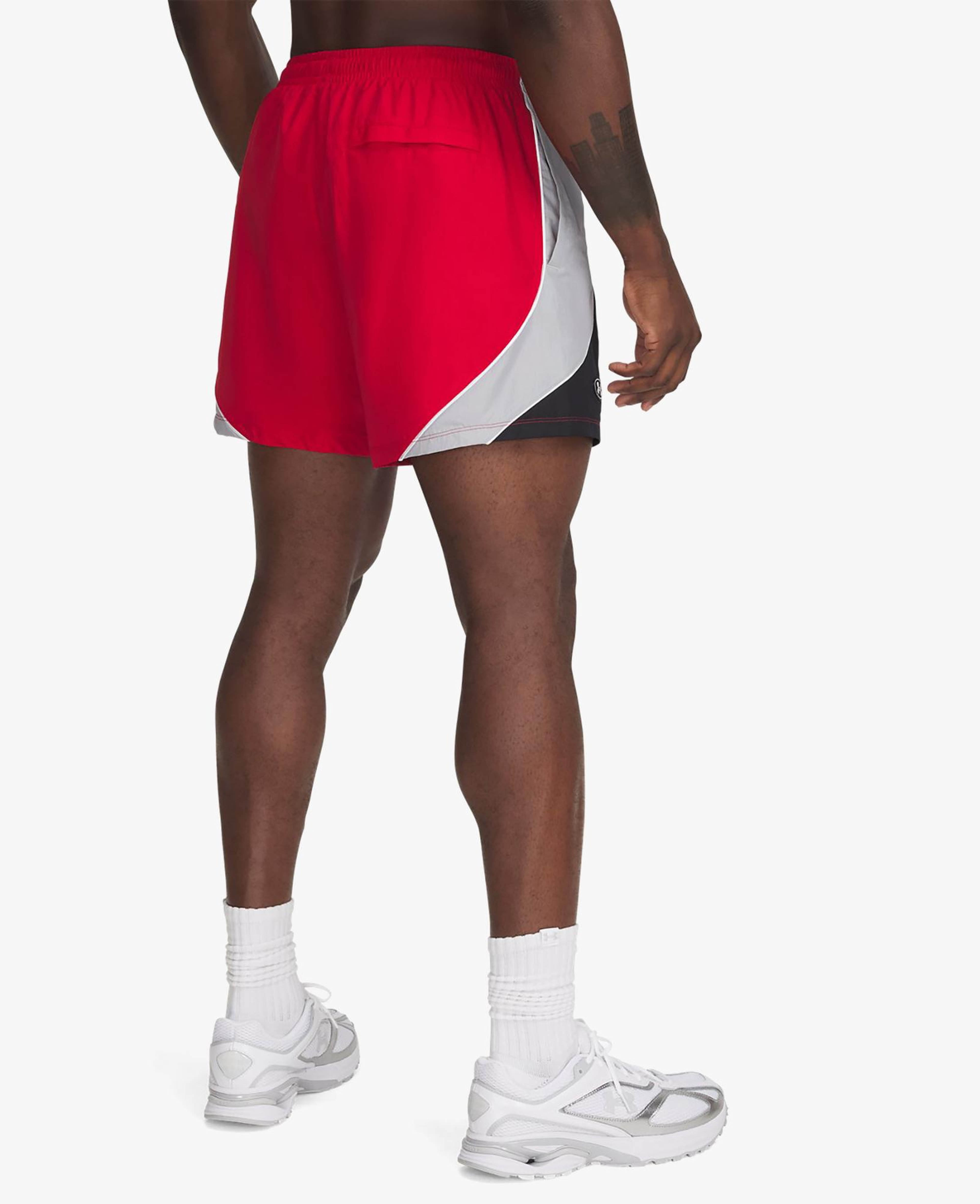 Under Armour Icon Volley Colorblock Erkek Kırmızı Şort