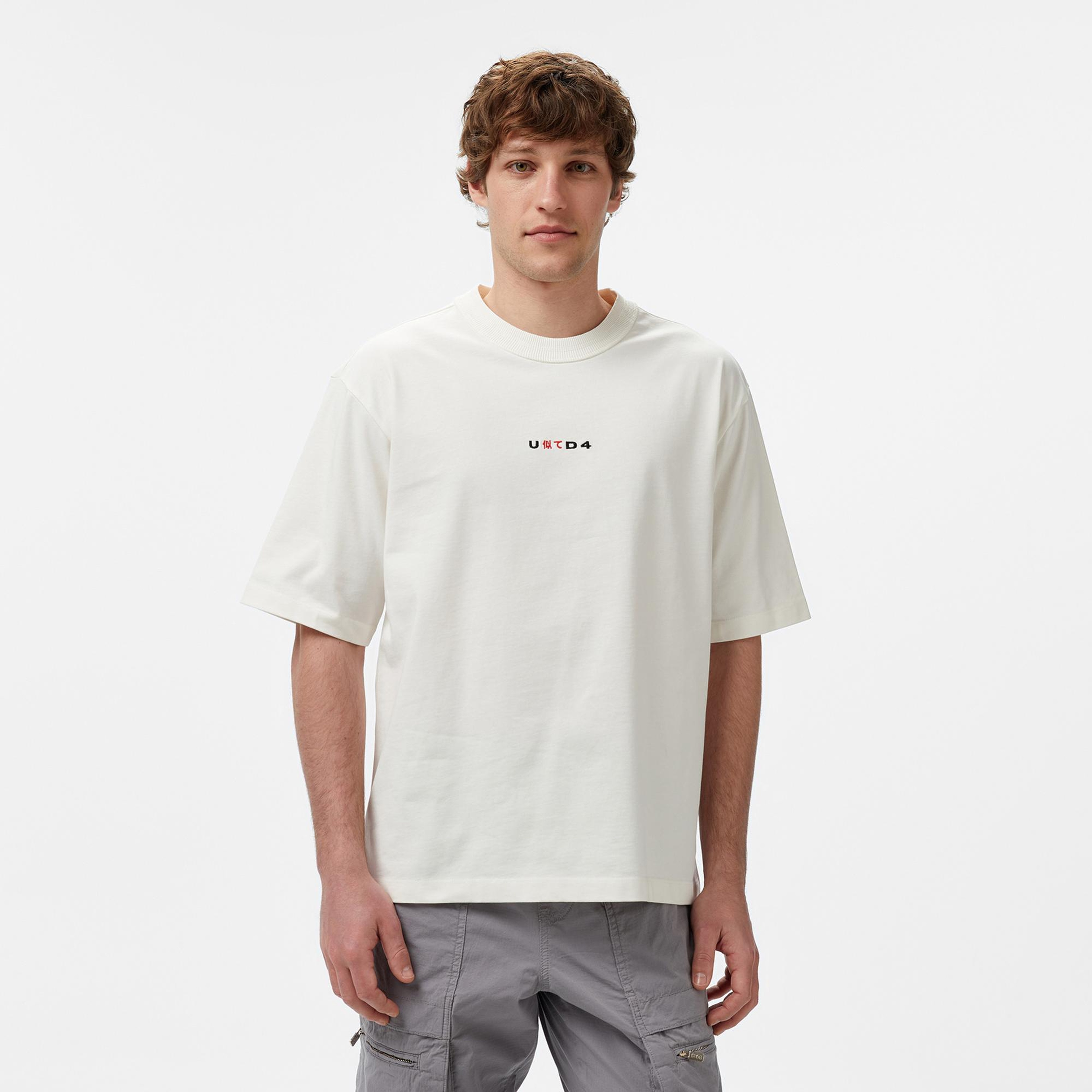 UNITED4 Comfort Erkek Bej T-Shirt