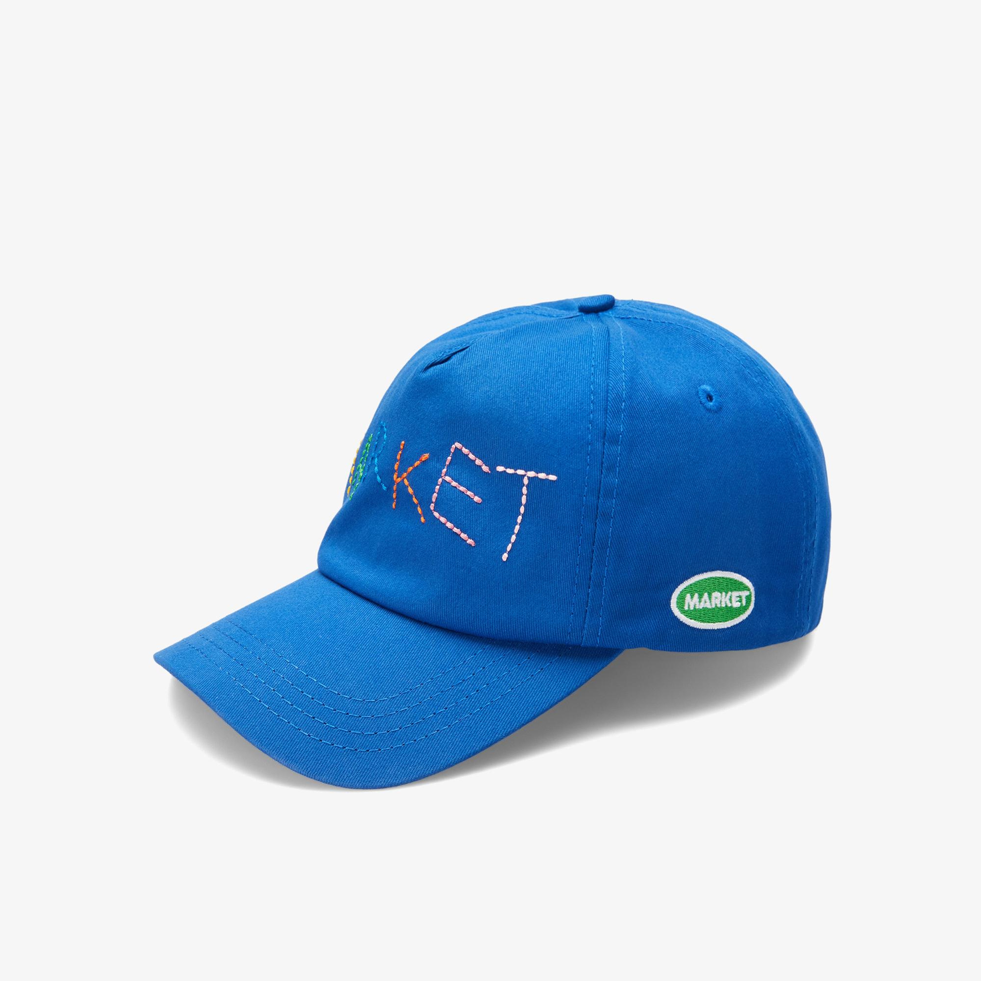 The Market Soft Stitch 5 Panel Unisex Mavi Şapka