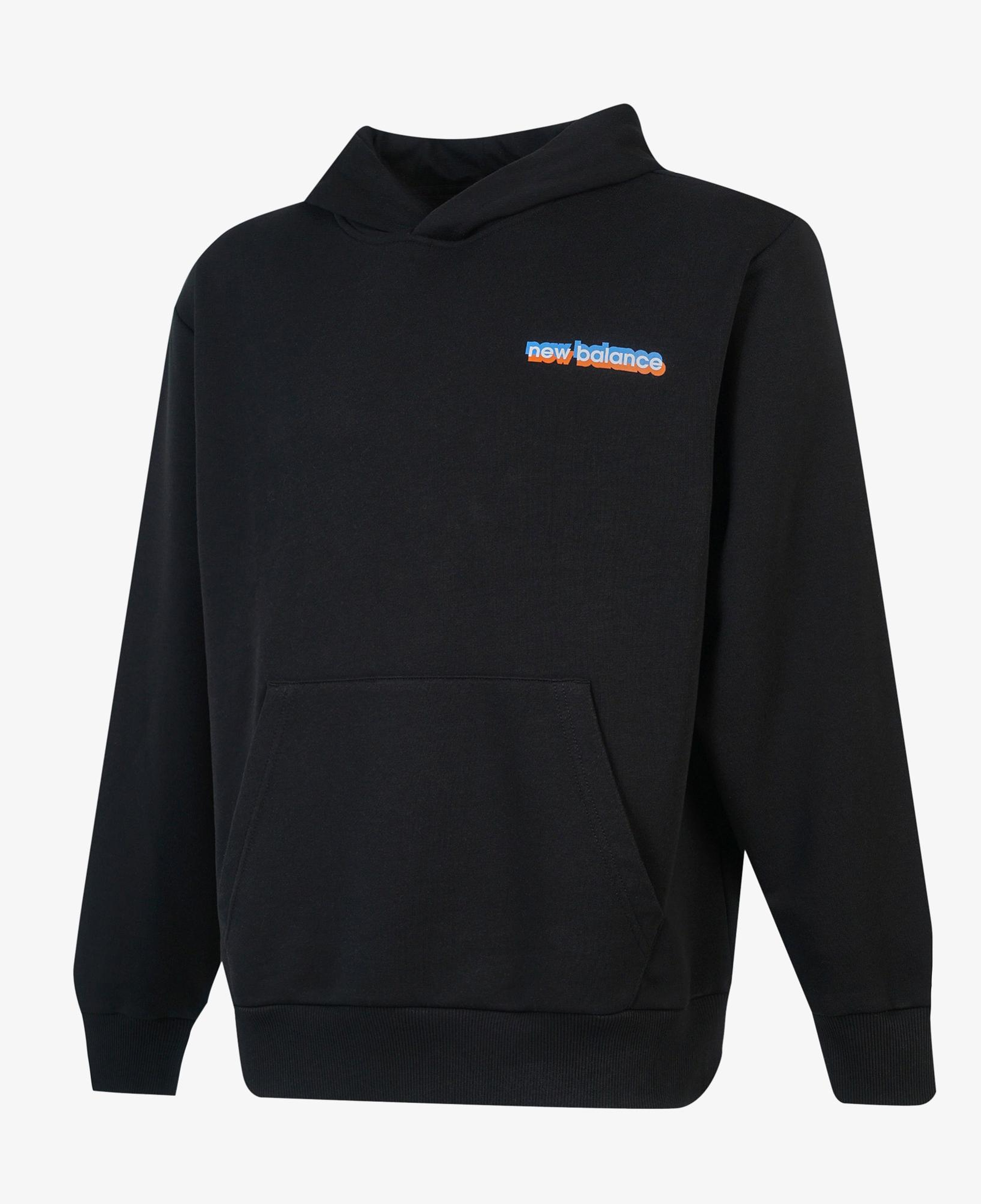 New Balance Lifestyle Erkek Siyah Sweatshirt