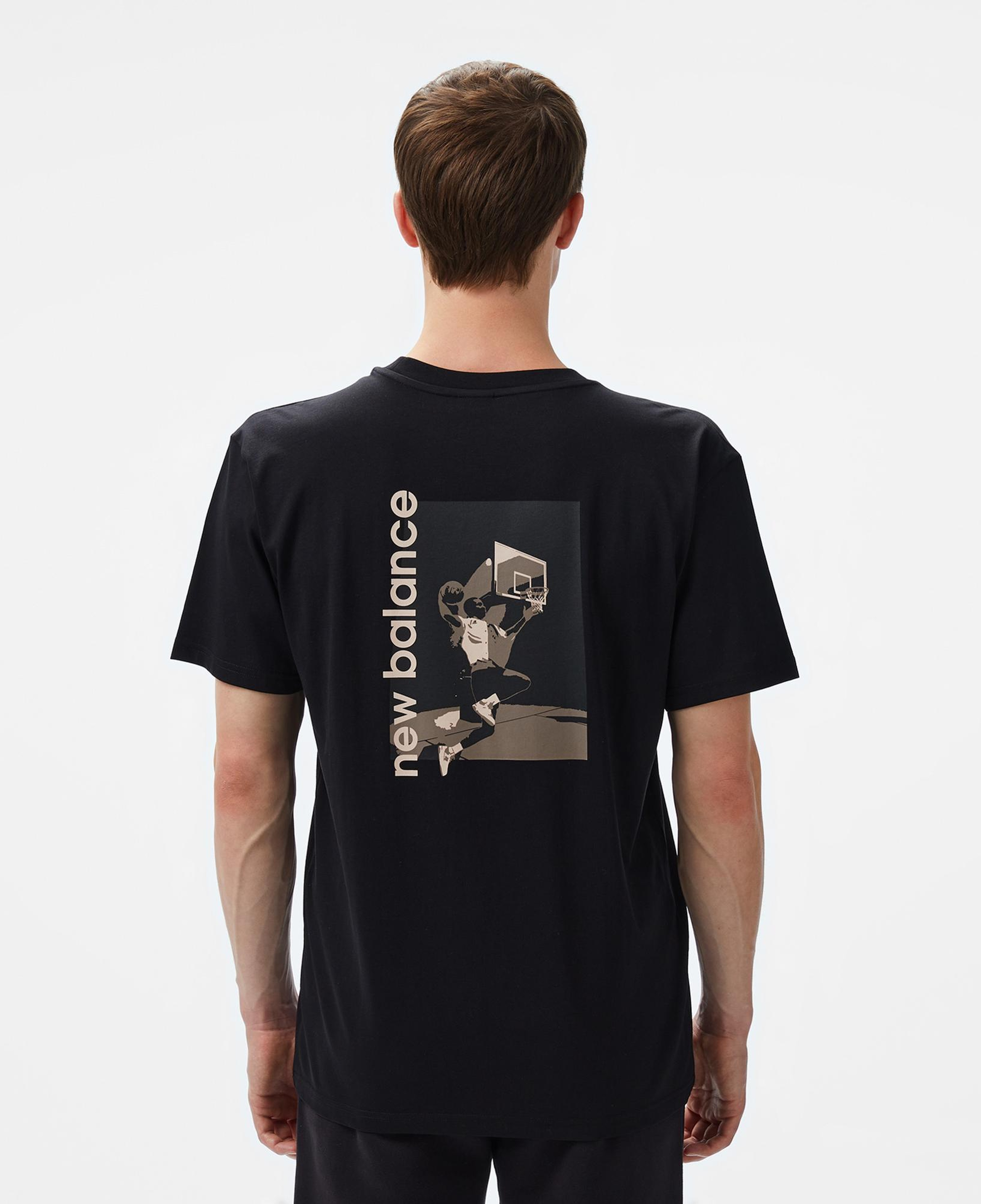 New Balance Lifestyle Erkek Siyah T-Shirt