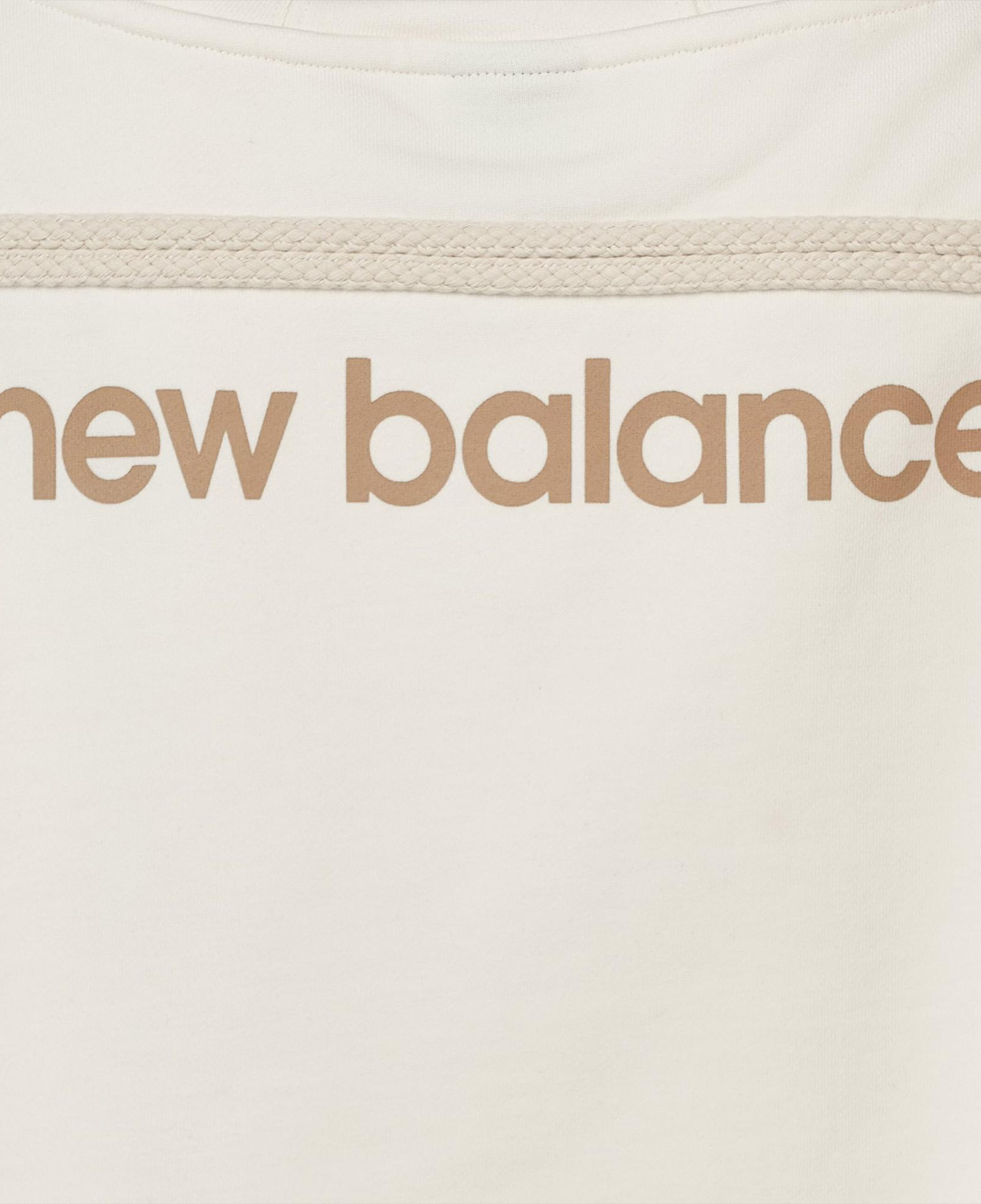 New Balance Lifestyle Kadın Bej Sweatshirt