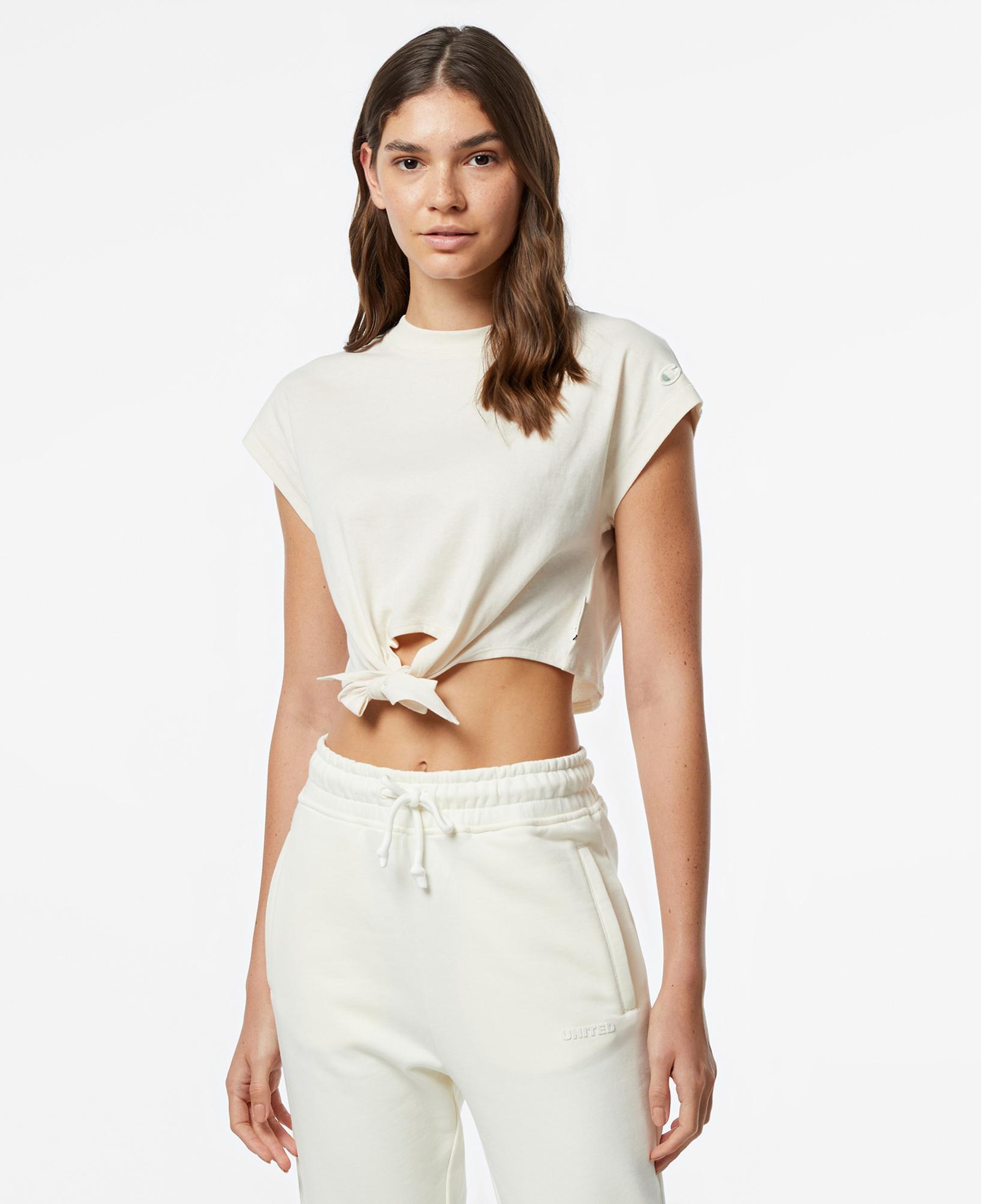 Champion Crewneck Kadın Krem T-Shirt