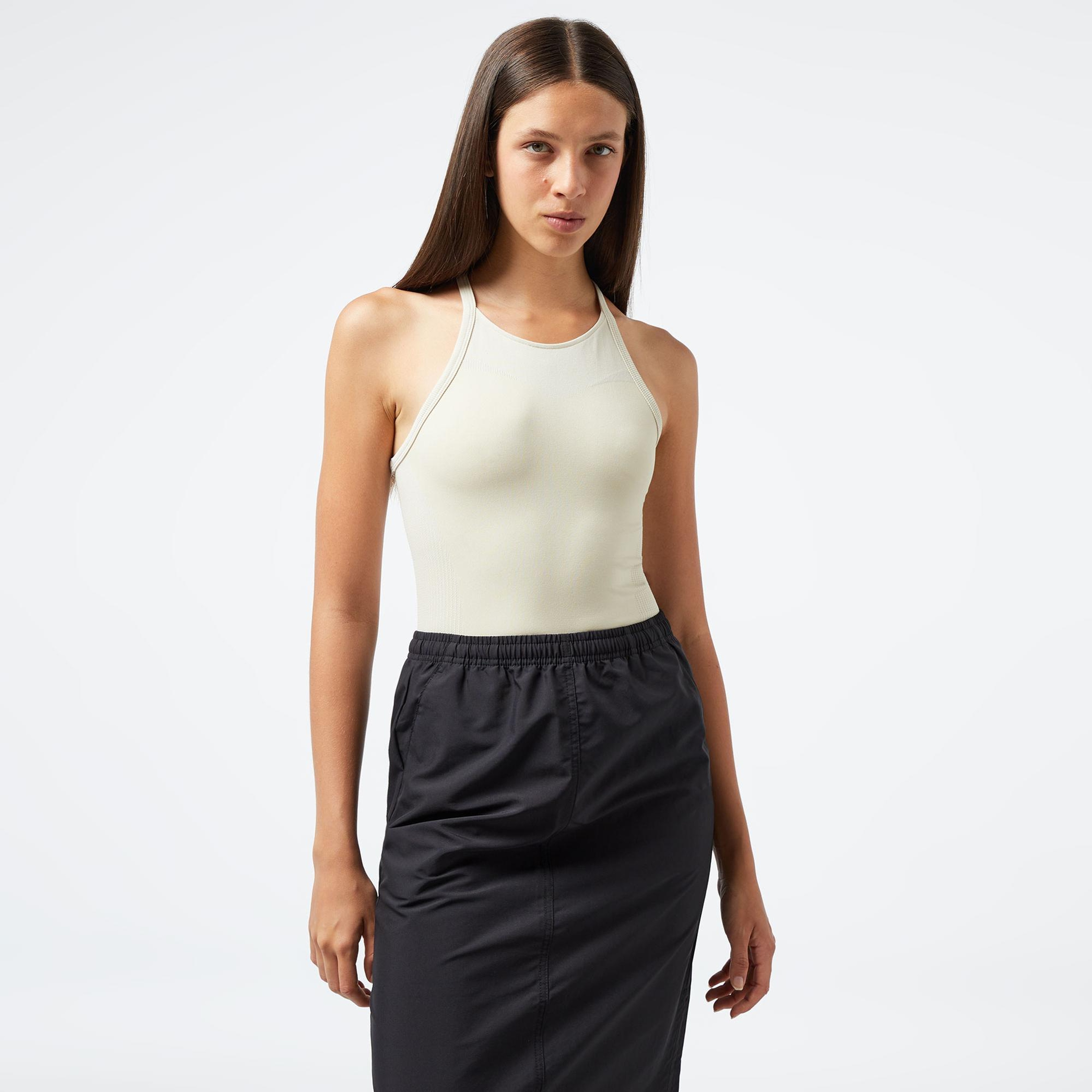 Under Armour Vanish Elite Seamless Tank Kadın Bej T-Shirt