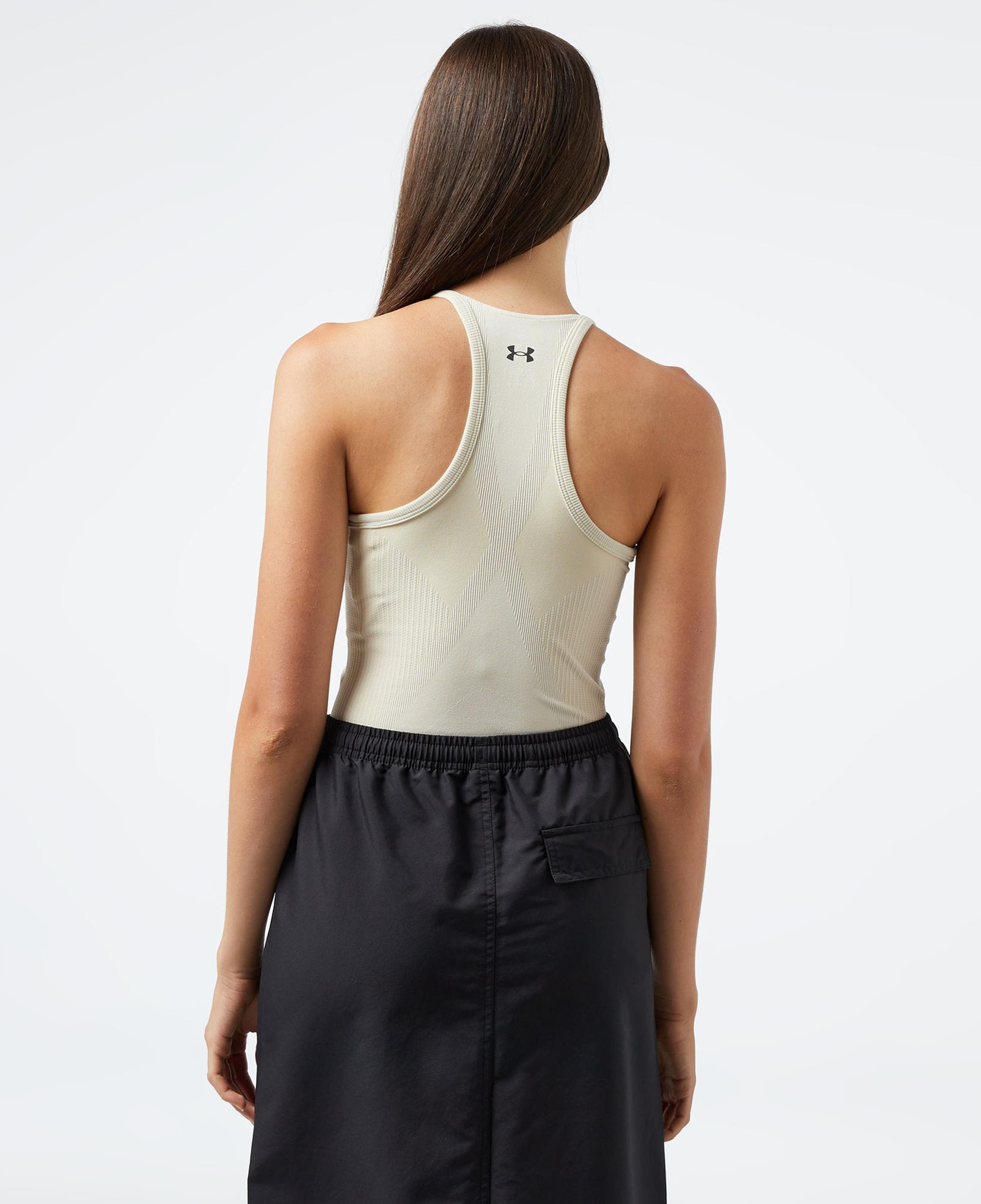 Under Armour Vanish Elite Seamless Tank Kadın Bej T-Shirt