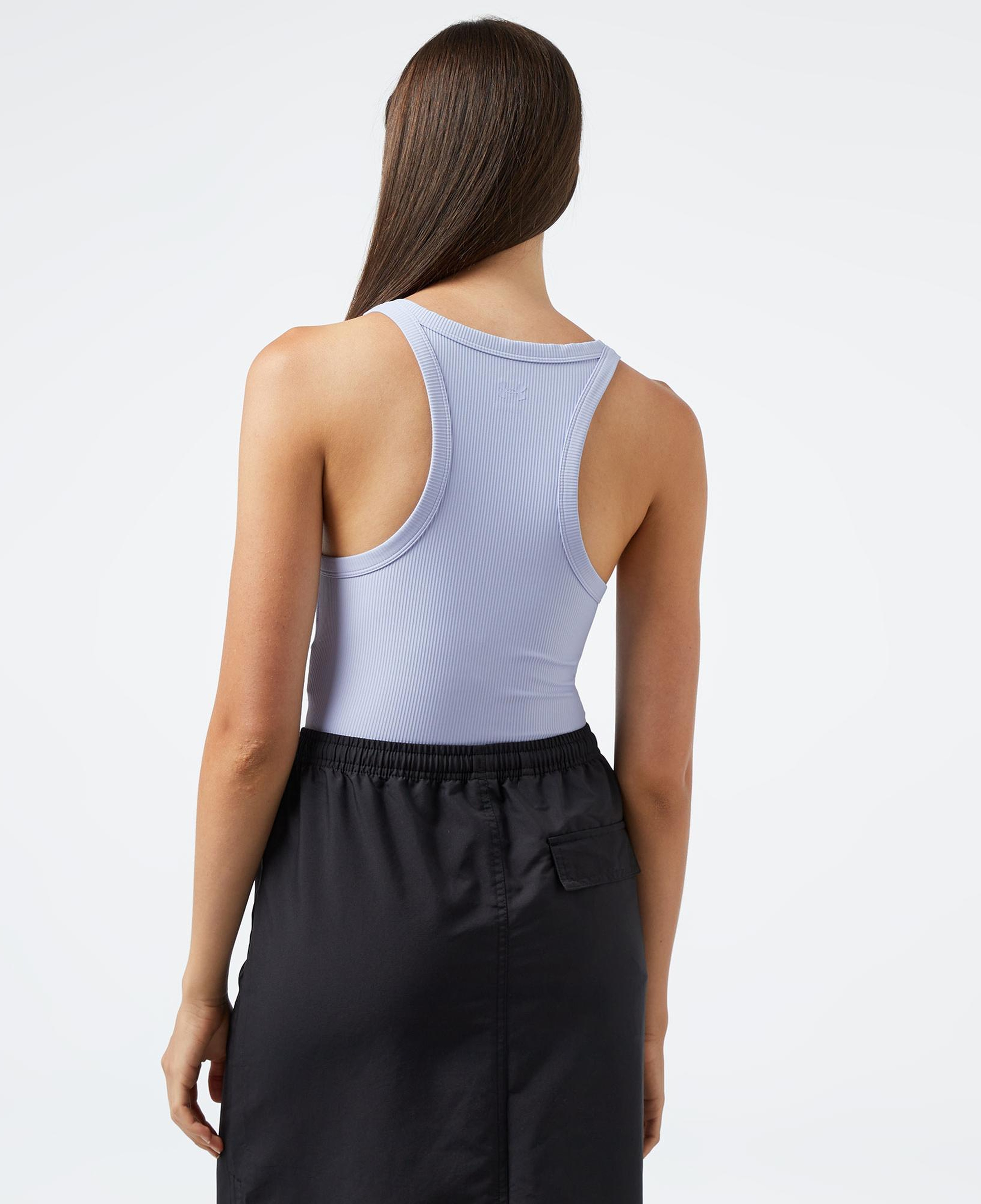 Under Armour Meridian Rib Crop Tank Kadın Mor T-Shirt