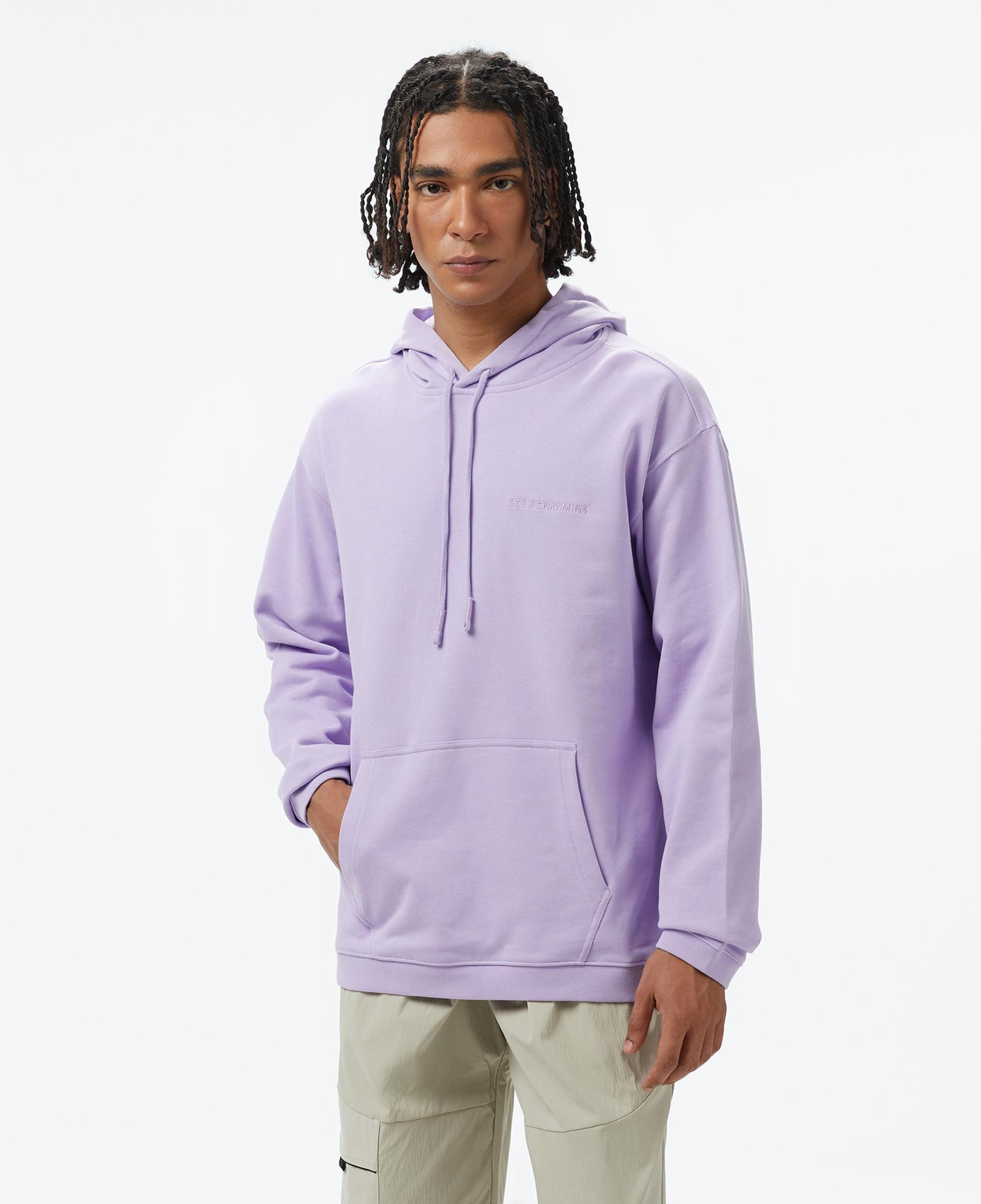 Les Bebjamins 303 Erkek Mor Hoodie