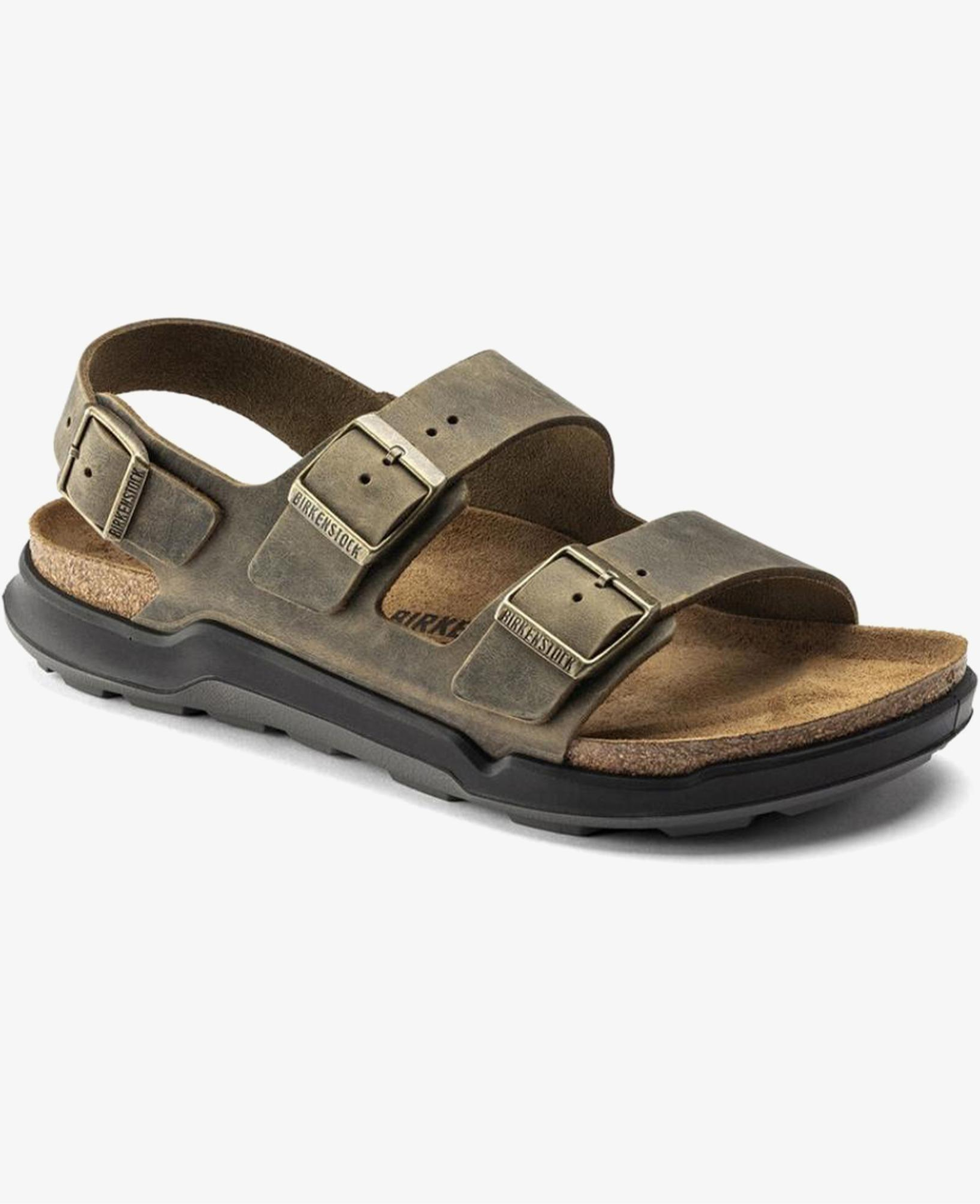 Birkenstock Milano Ct Bf Artic Old Erkek Haki Sandalet