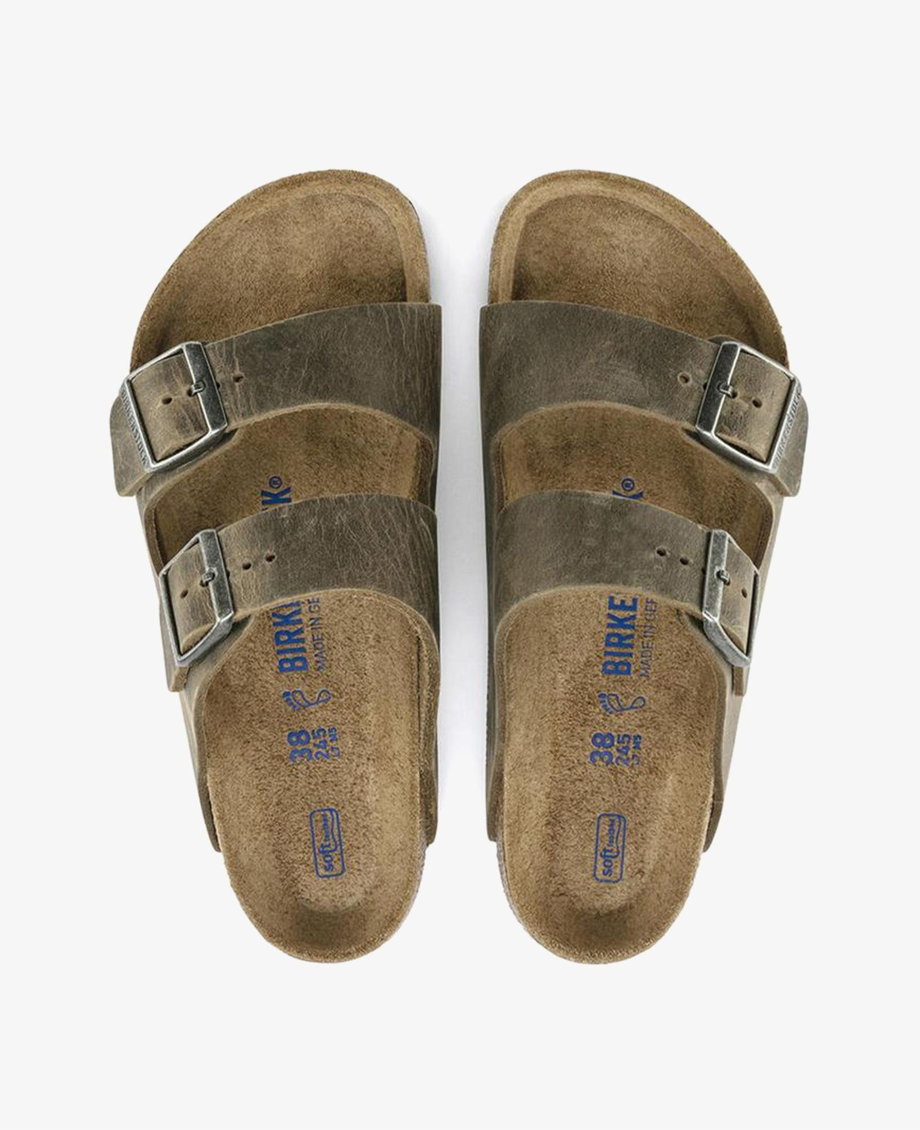 Birkenstock Arizona Sfb Leoi Erkek Haki Terlik
